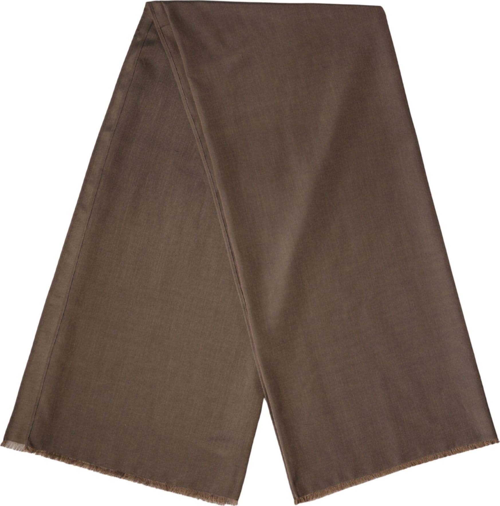 Brown Polyester Neck Warmer Shawl 185cm x 165cm  Men Scarf - 2