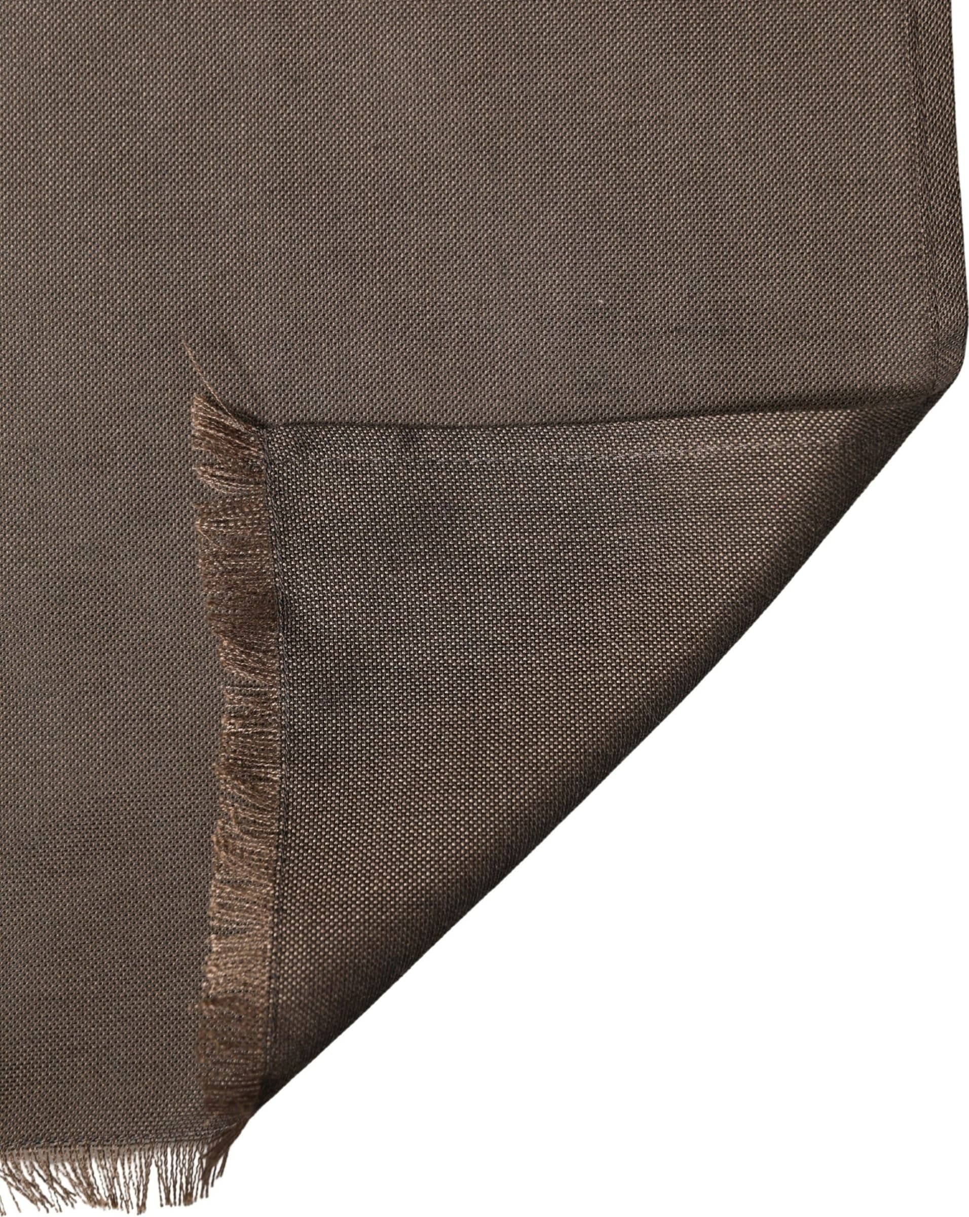 Brown Polyester Neck Warmer Shawl 185cm x 165cm  Men Scarf - 5