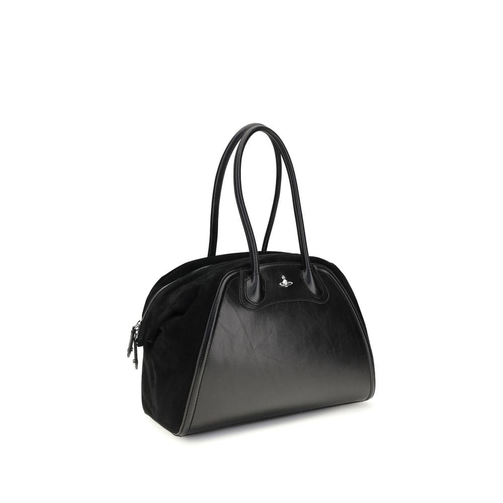 Black Calf Leather Bos Taurus Shoulder Bag - 2