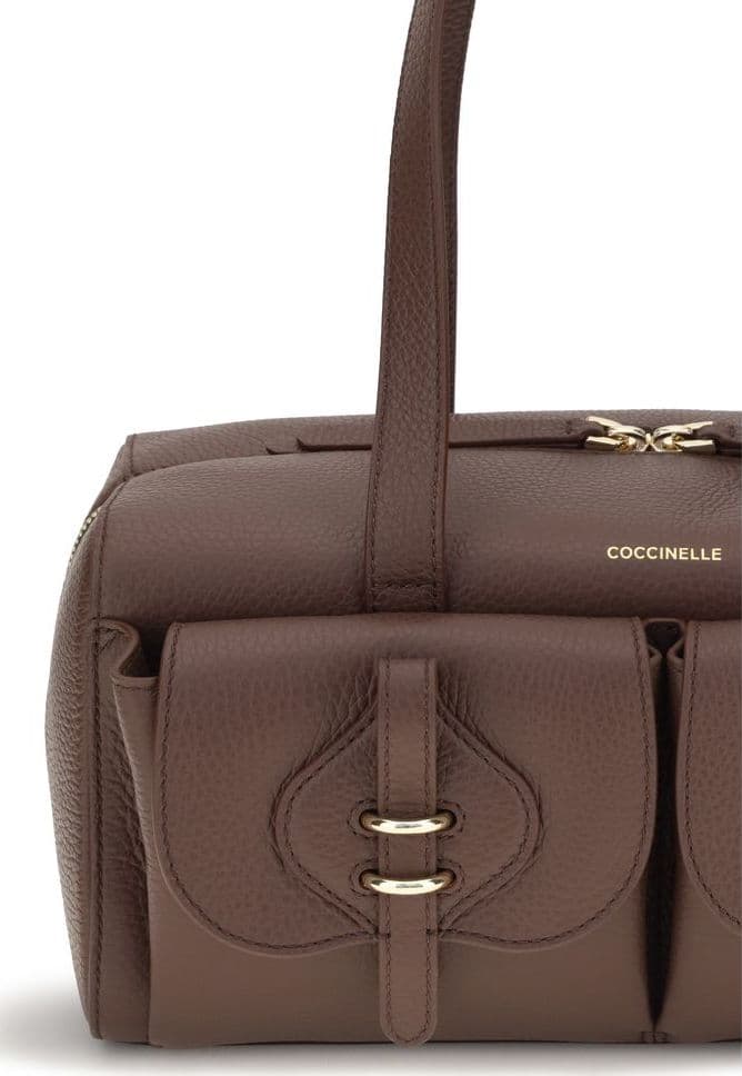 Brown Calf Leather Bos Taurus Shoulder Bag - 4