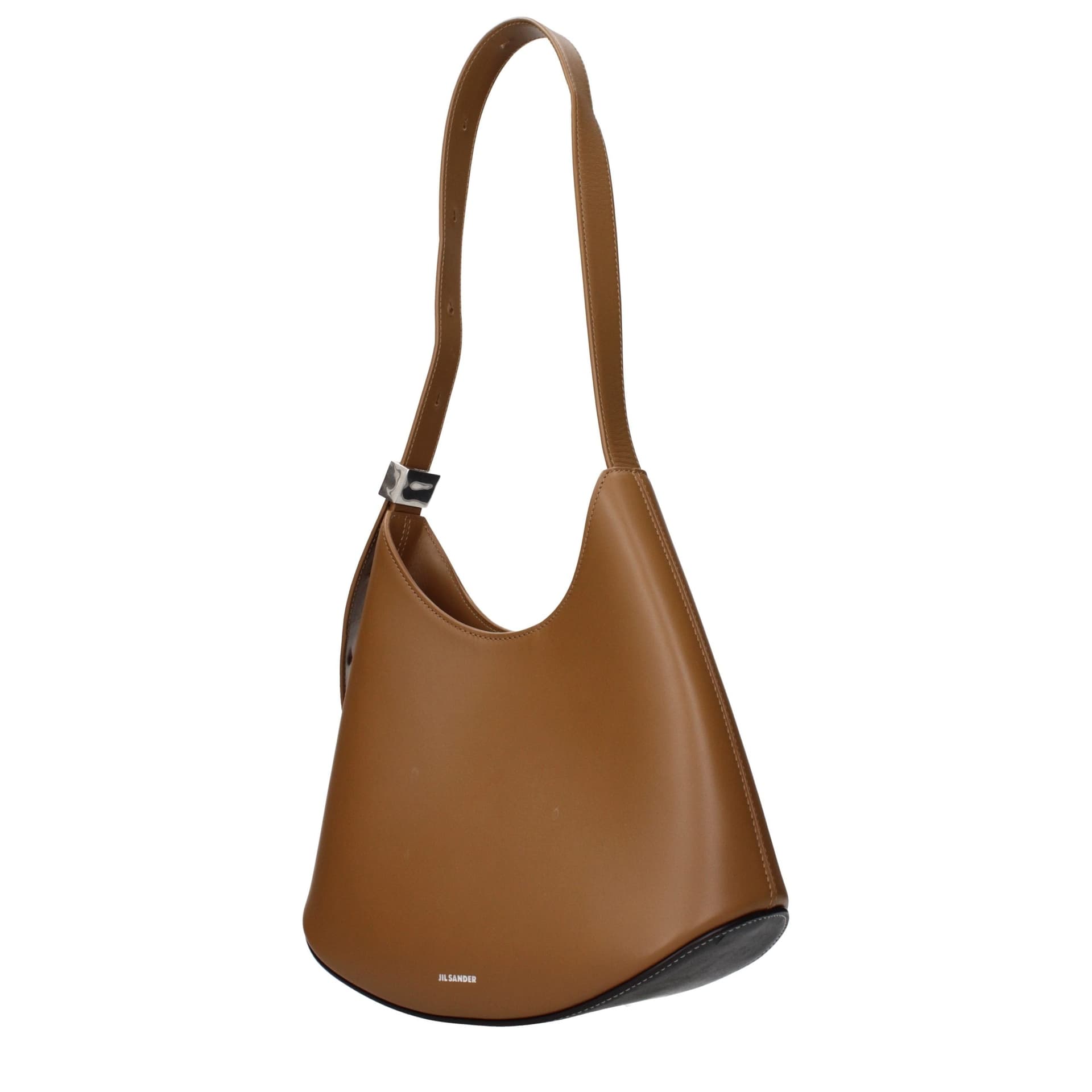 Brown Leather Shoulder Bag - 2