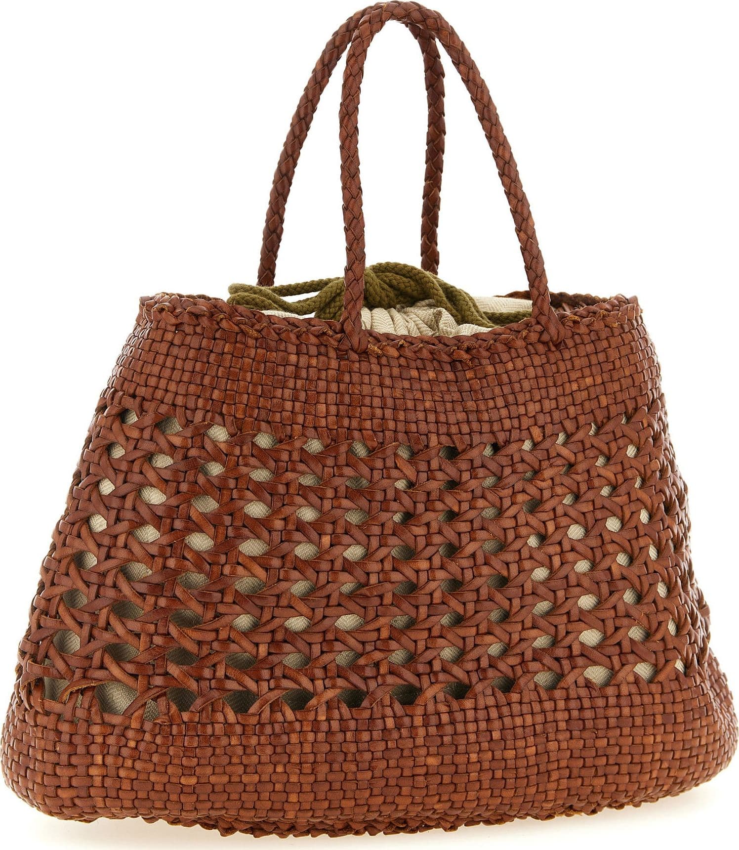 Brown Calfskin Handbag - 2