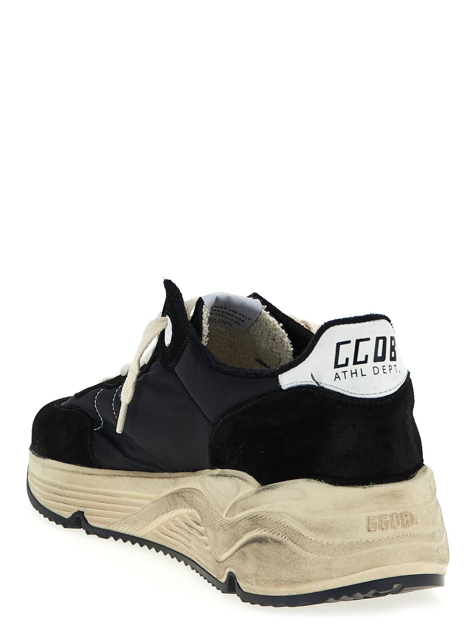 Bicolor Polyester Athletic Sneakers - 3