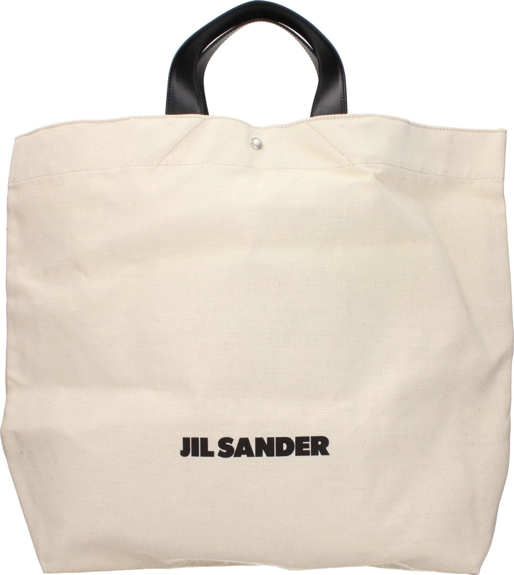 Beige Fabric Handbag