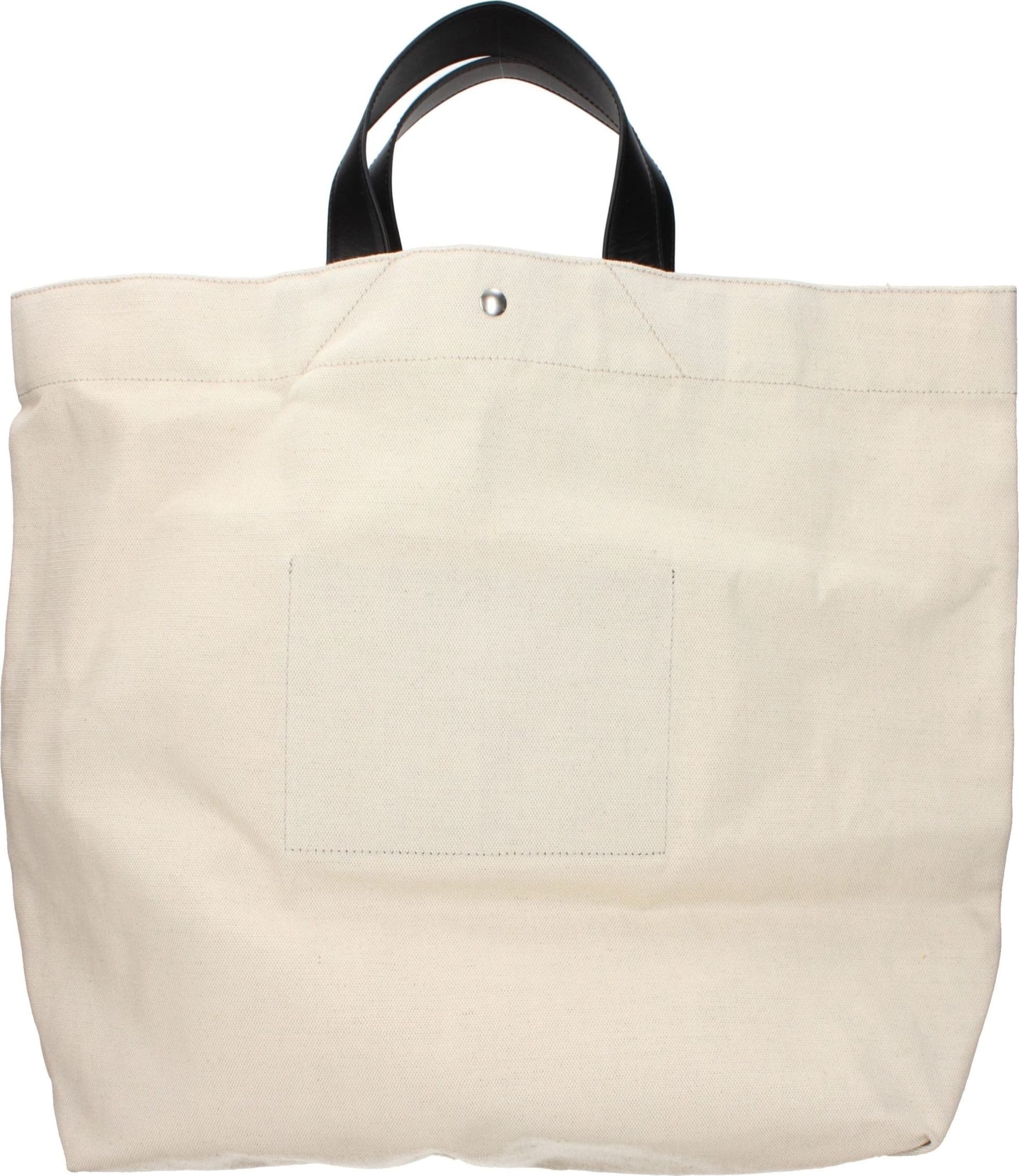 Beige Fabric Handbag - 3