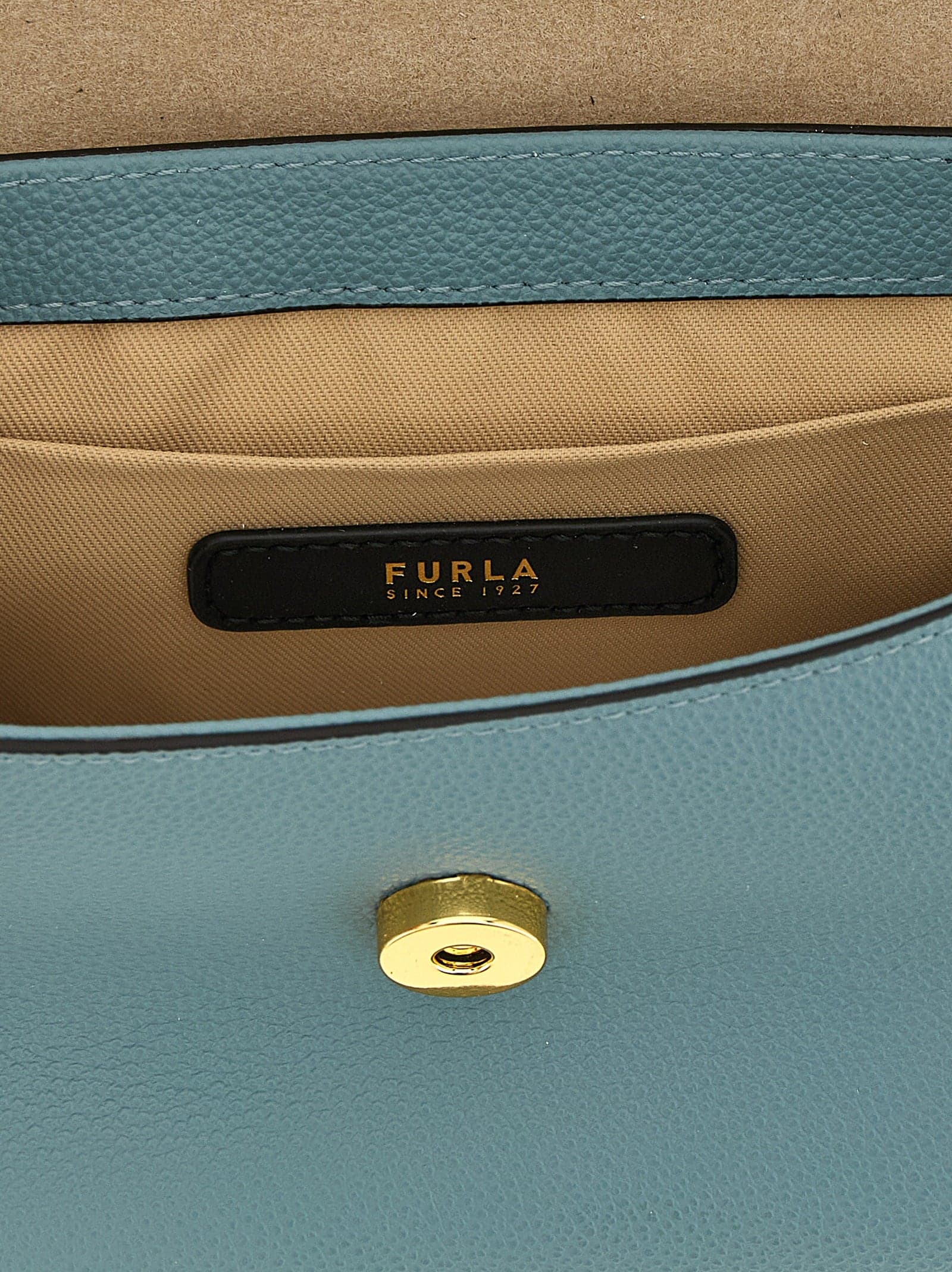 Blue Calfskin Handbag - 4