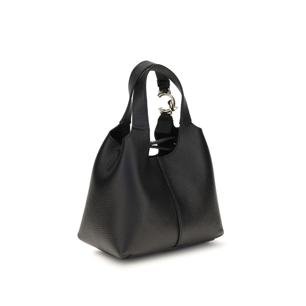 Black Calf Leather Bos Taurus Handbag - 3