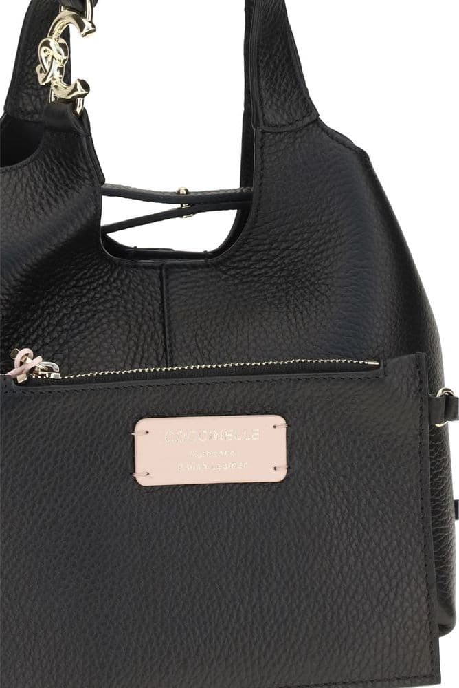 Black Calf Leather Bos Taurus Handbag - 5