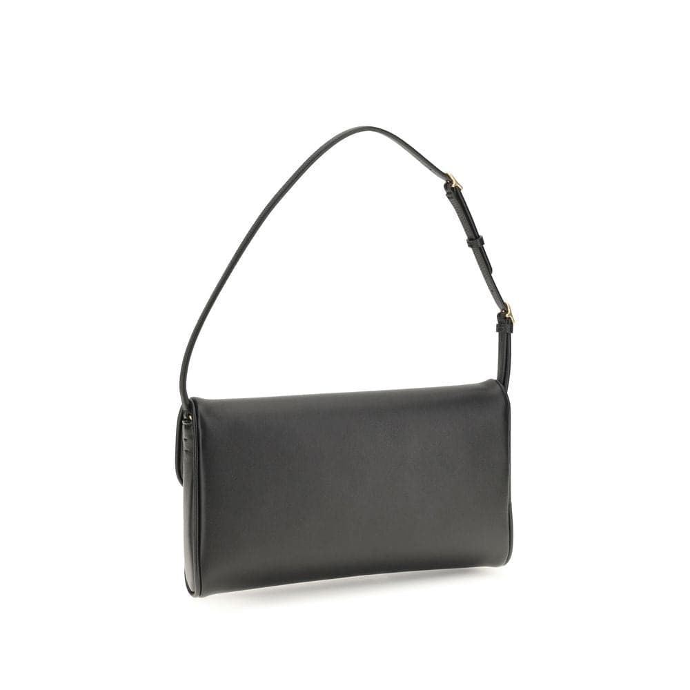 Black Calf Leather Bos Taurus Shoulder Bag - 3