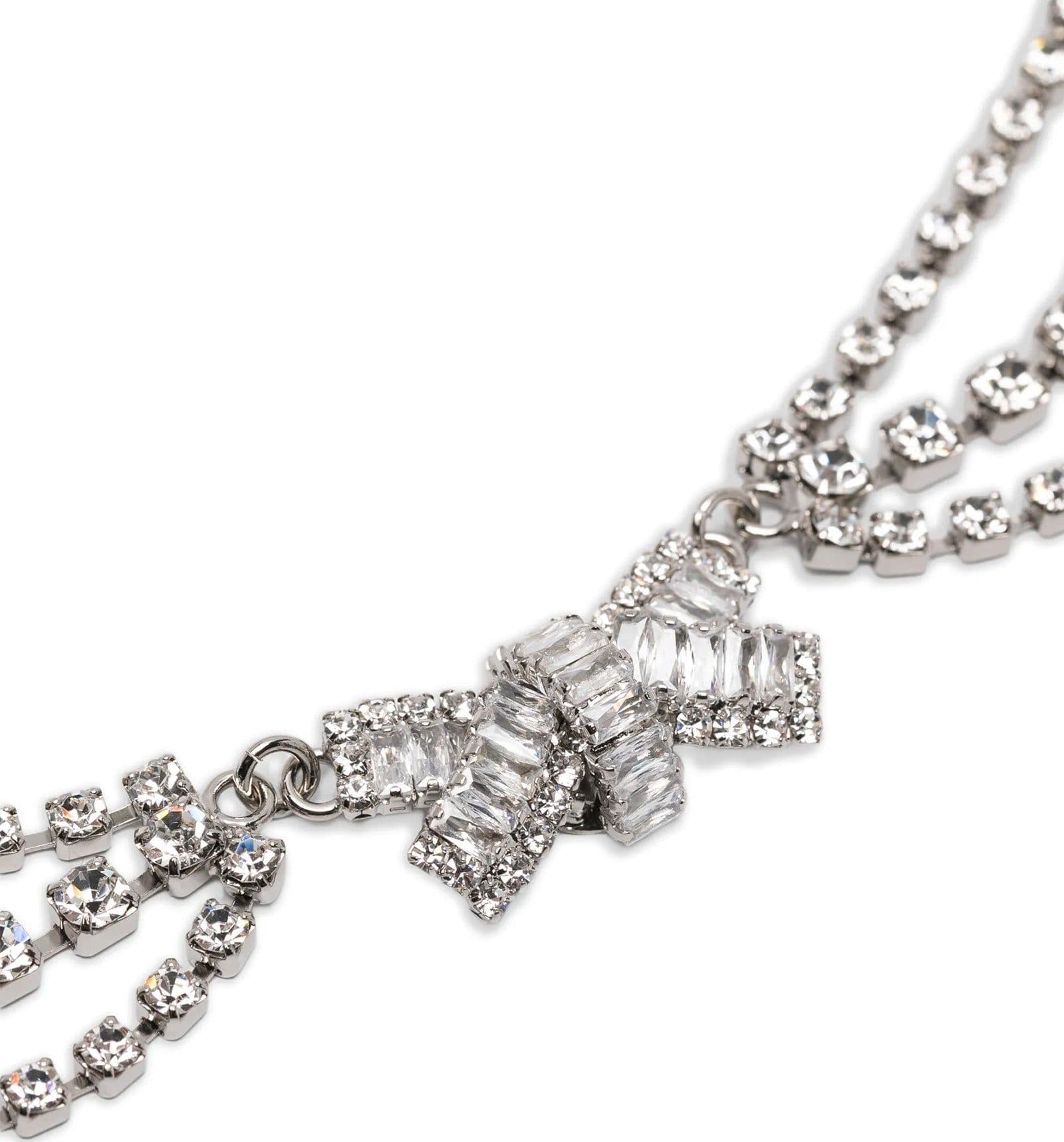 Silver Glass Necklace - 2
