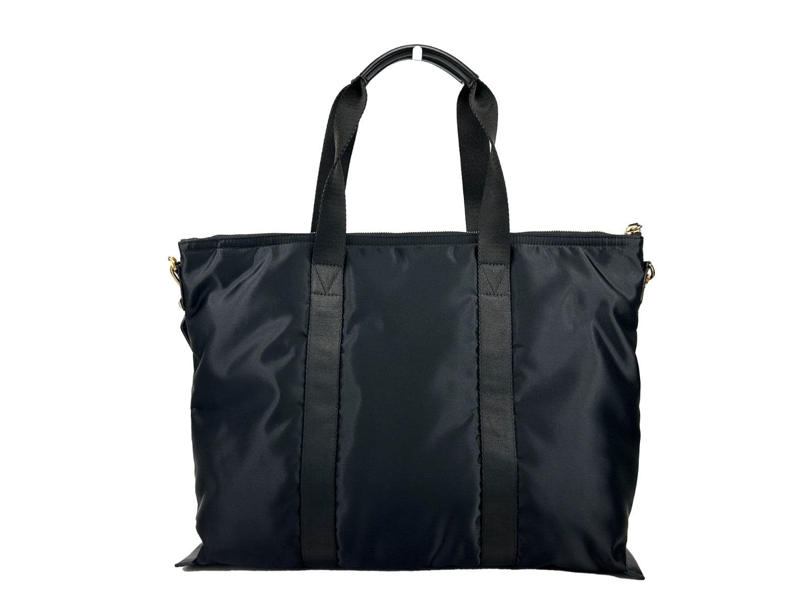 Versace Black Nylon Fabric La Medusa Shoulder Tote Bag - 3