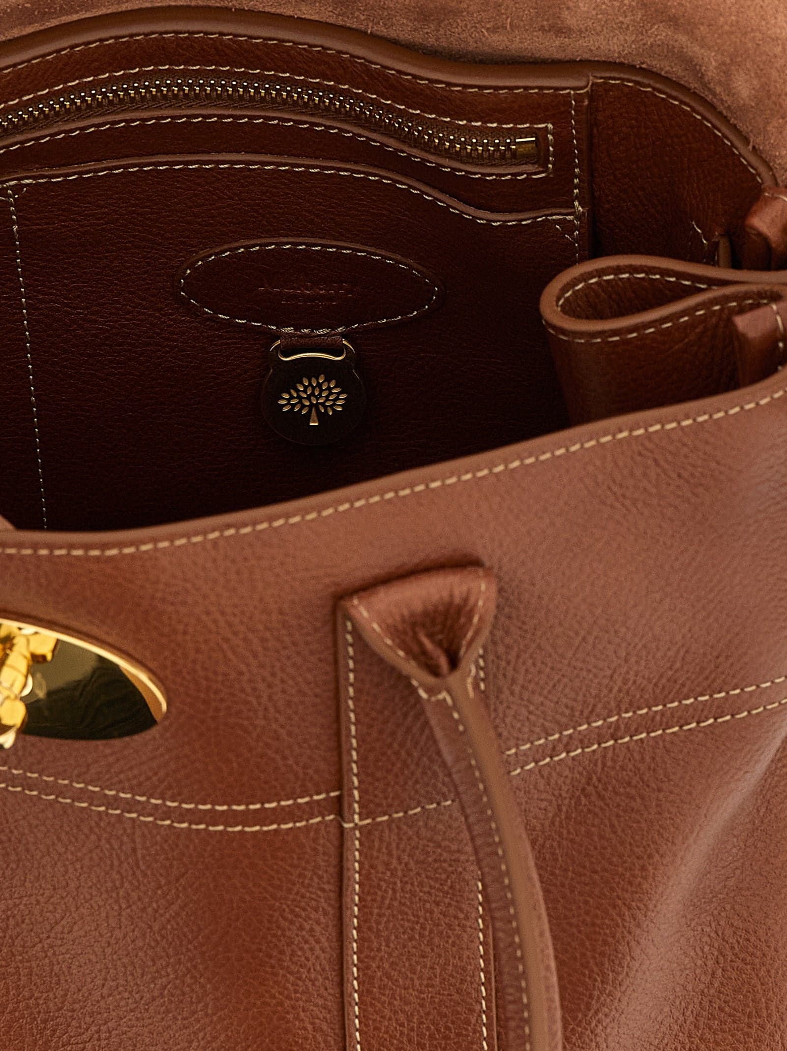 Brown Calfskin Shoulder Bag - 4