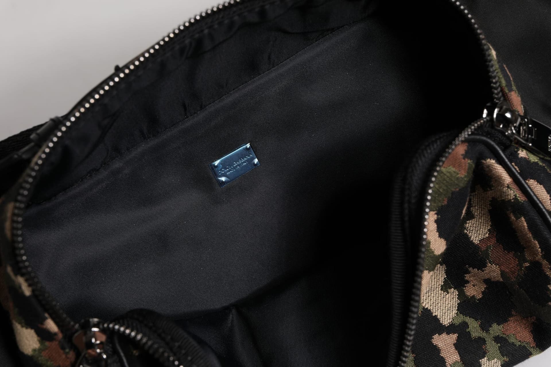 Multicolor Leopard DG Logo Belt Waist Fanny Pack Bag - 7