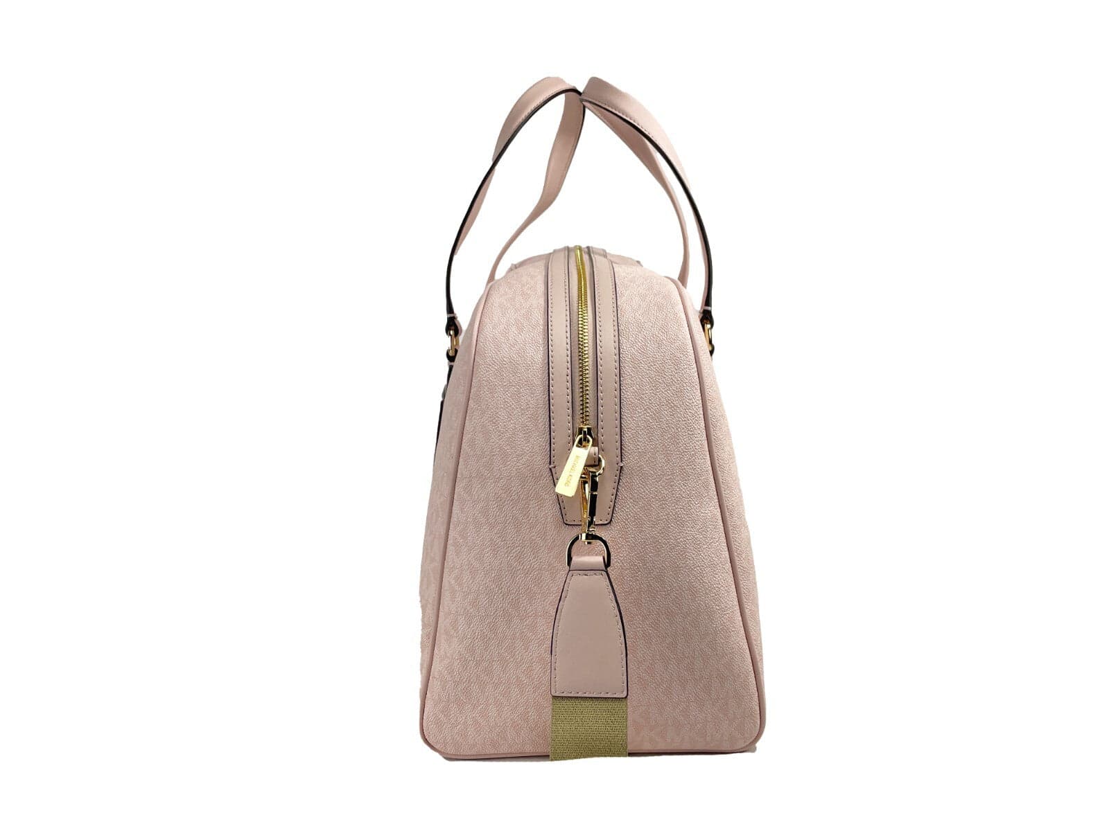 Michael Kors Travel Extra Large Powder Blush PVC Top Zip Weekender Luggage Bag - 2