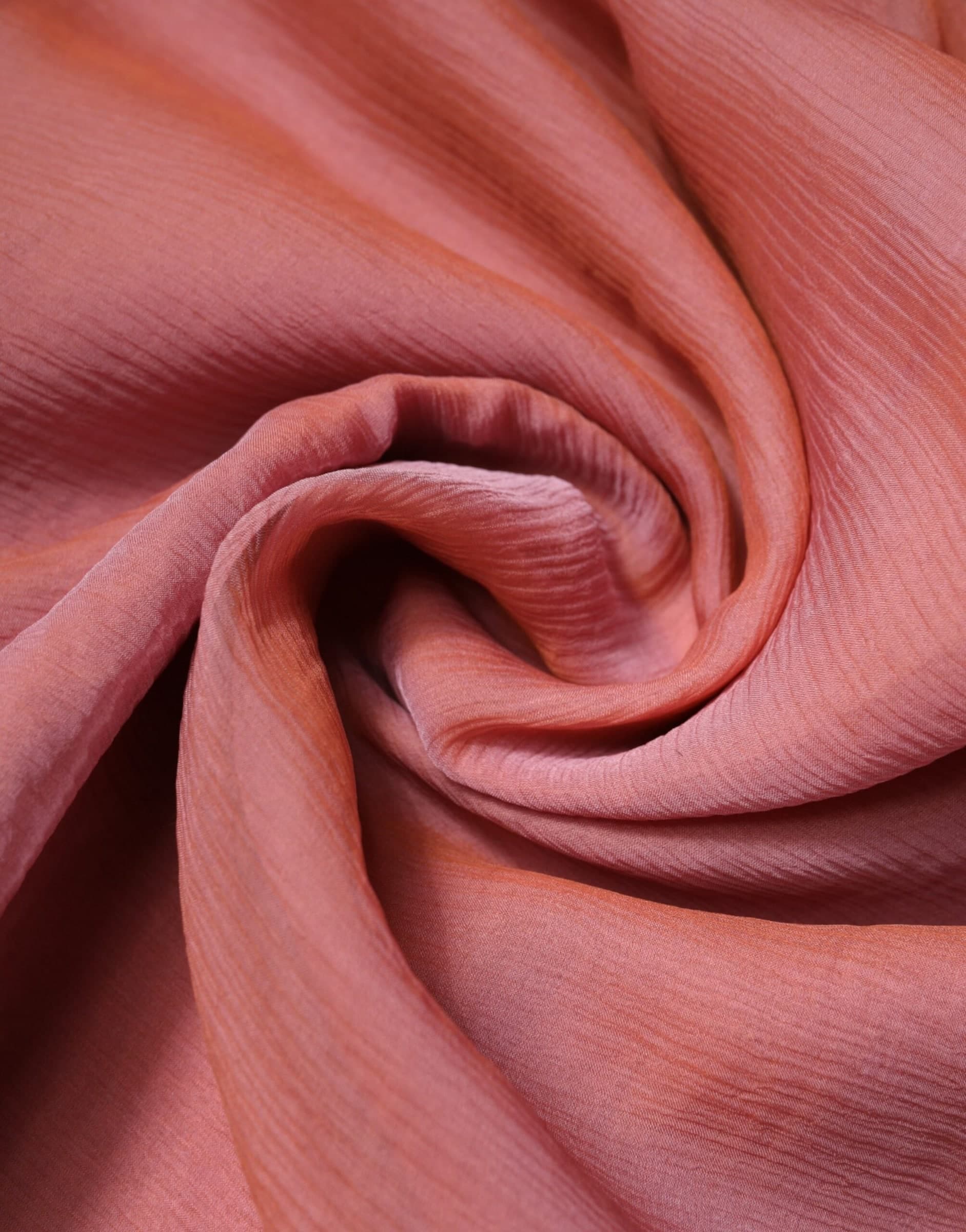 Pink Silk Rectangle Women Wrap Shawl Scarf - 5