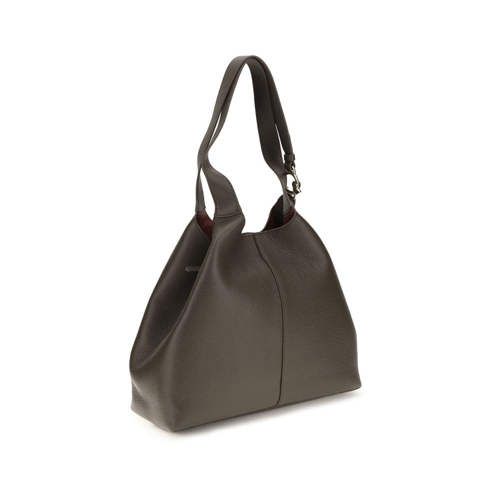 Brown Calf Leather Bos Taurus Shoulder Bag - 3