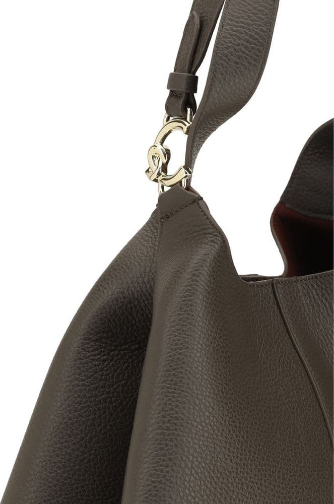 Brown Calf Leather Bos Taurus Shoulder Bag - 4