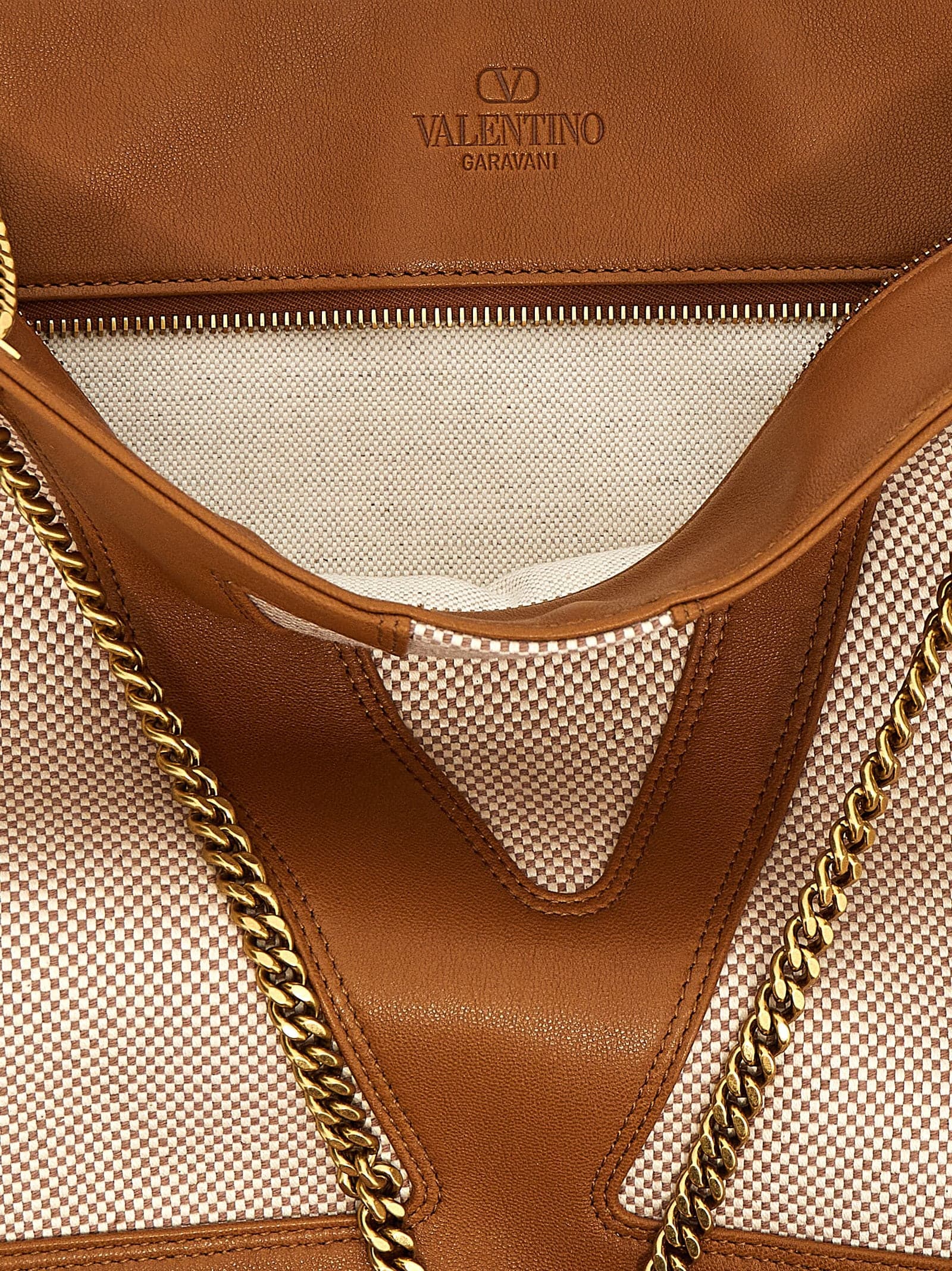 Beige Cotton Tote Bag - 4