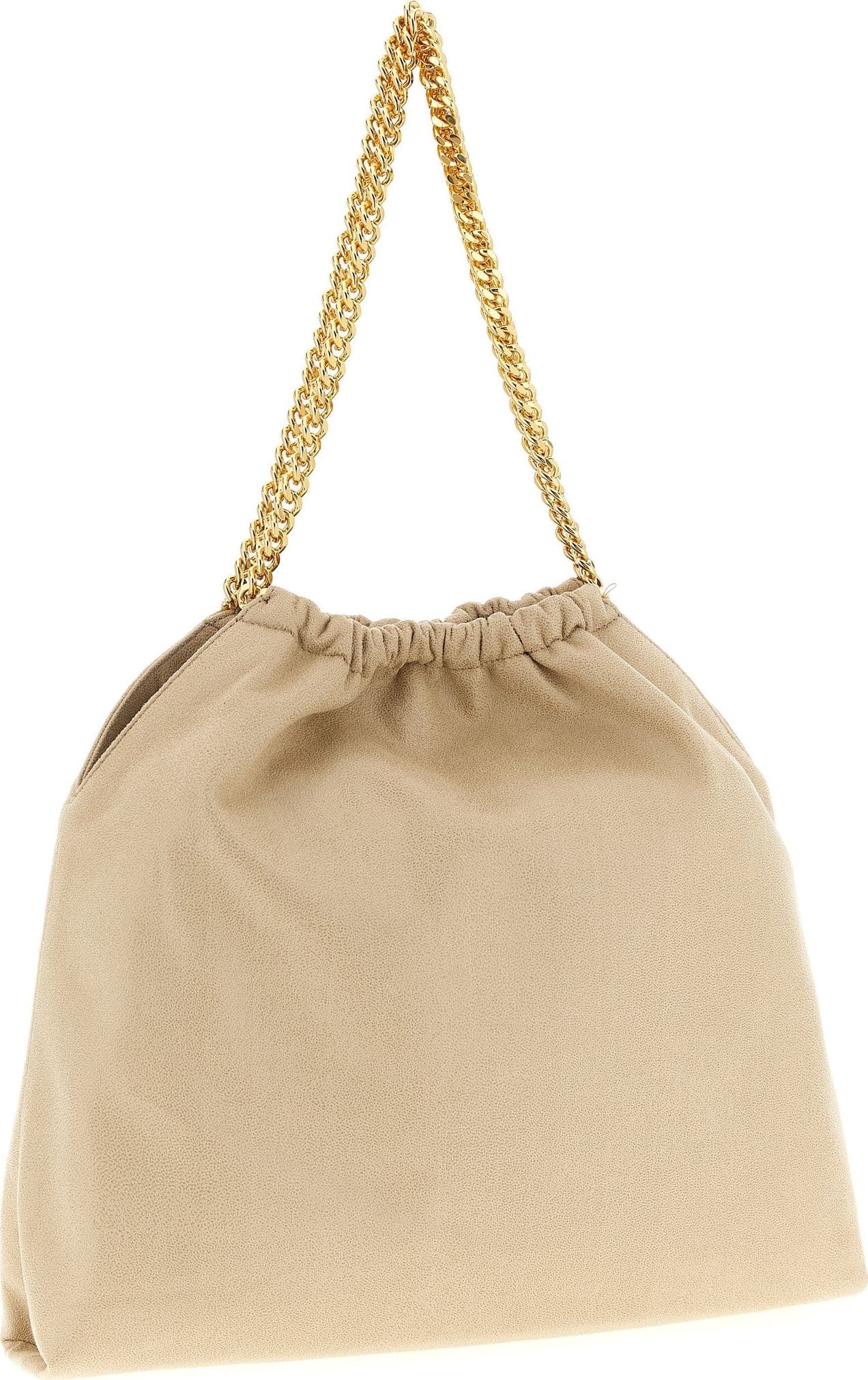 Beige Polyester Shoulder Bag - 2