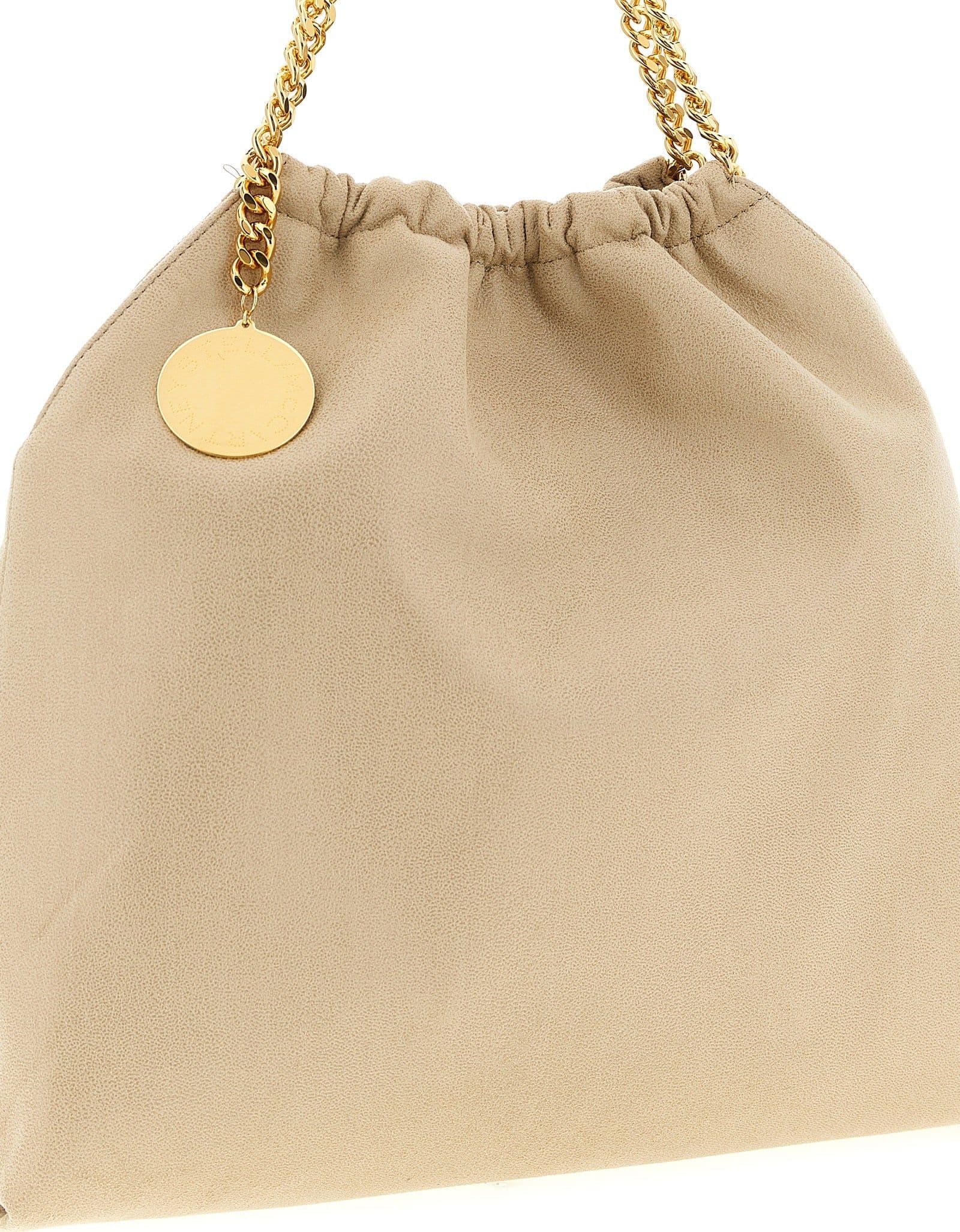 Beige Polyester Shoulder Bag - 3