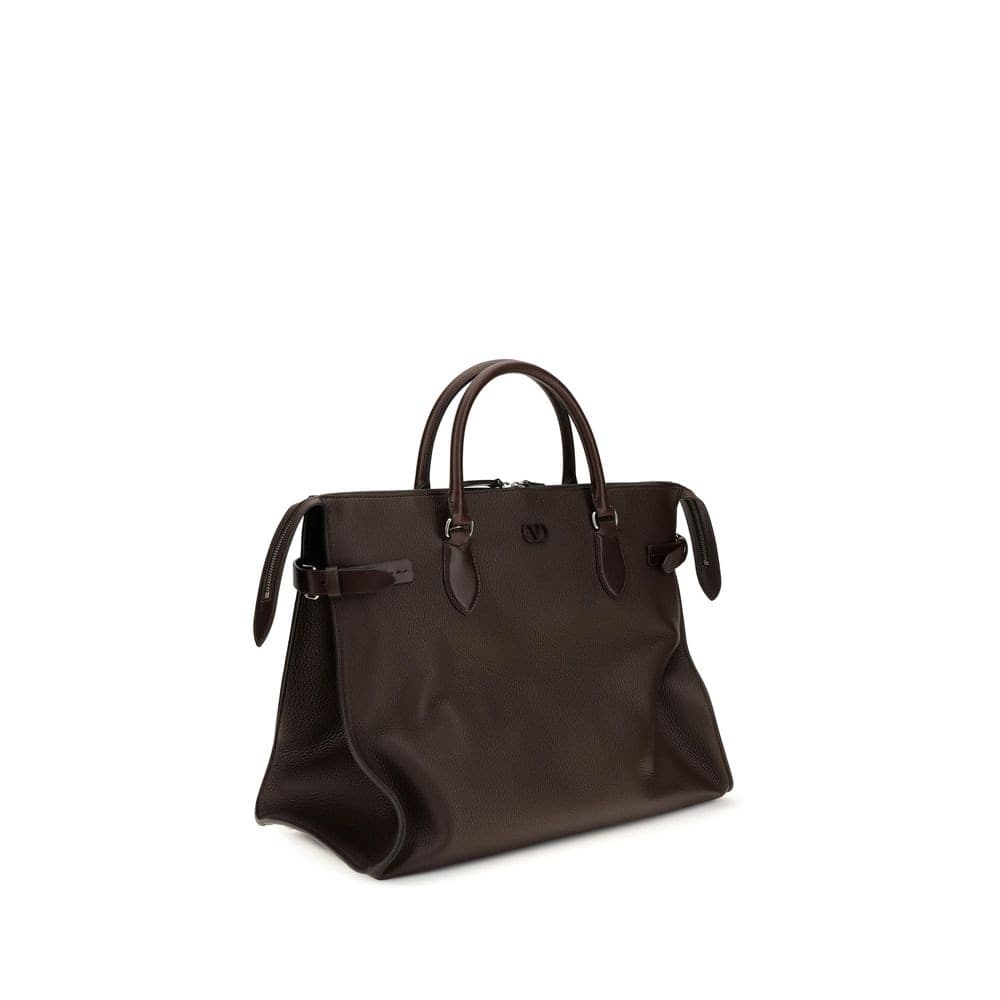 Brown Calf Leather Bos Taurus Handbag - 2