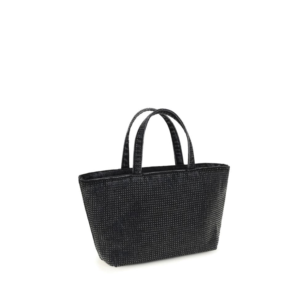 Gray Cotton Shoulder Bag - 3