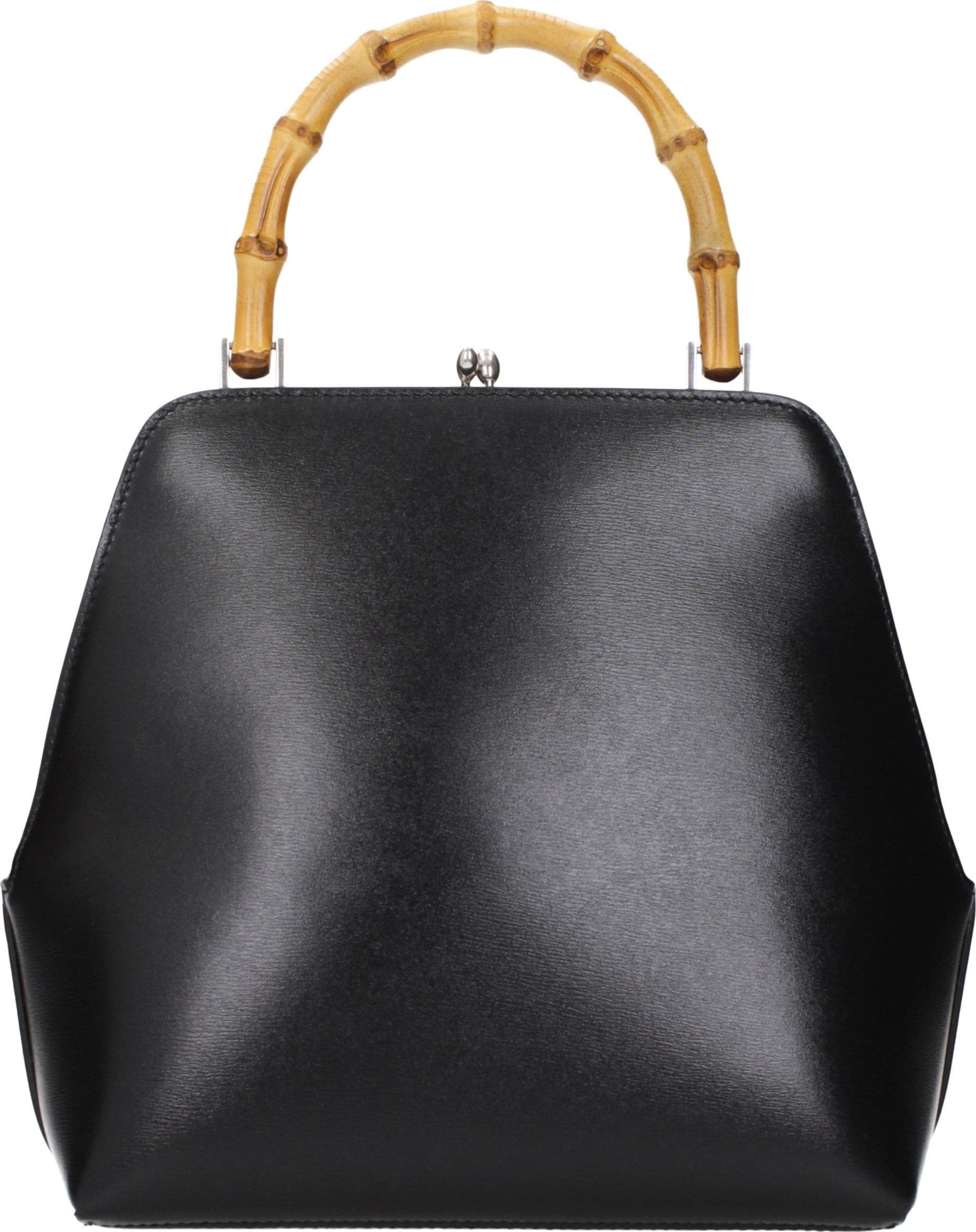 Black Leather Handbag - 3