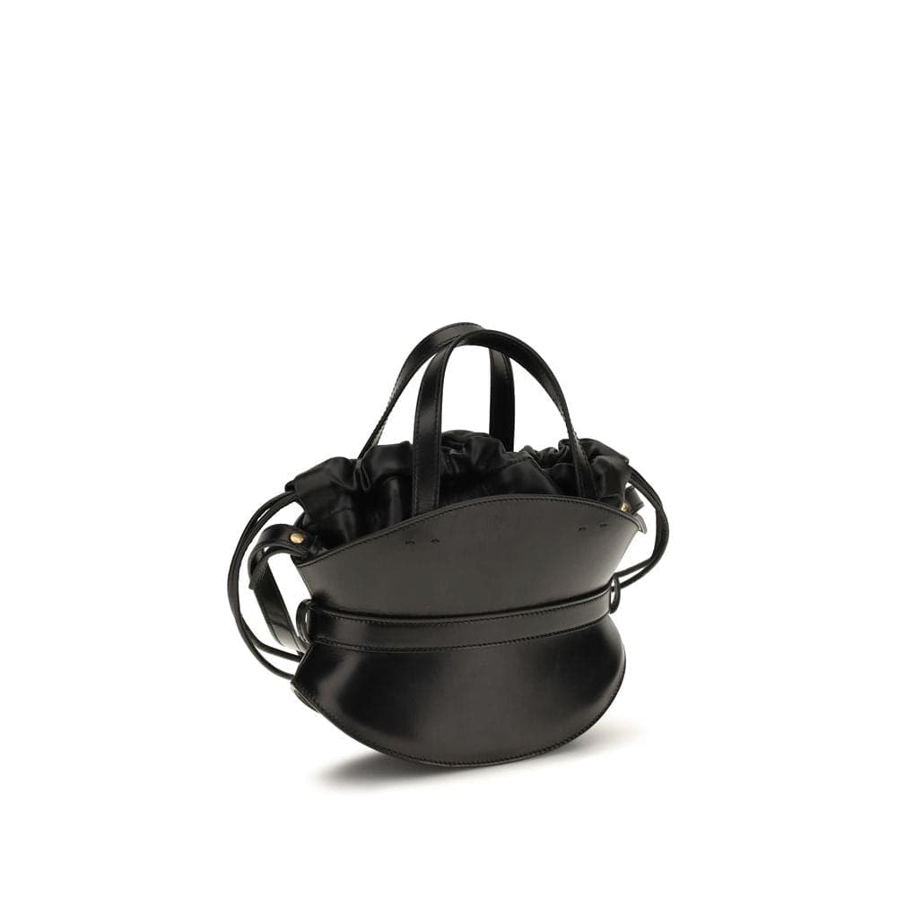 Black Calf Leather Bos Taurus Shoulder Bag - 3