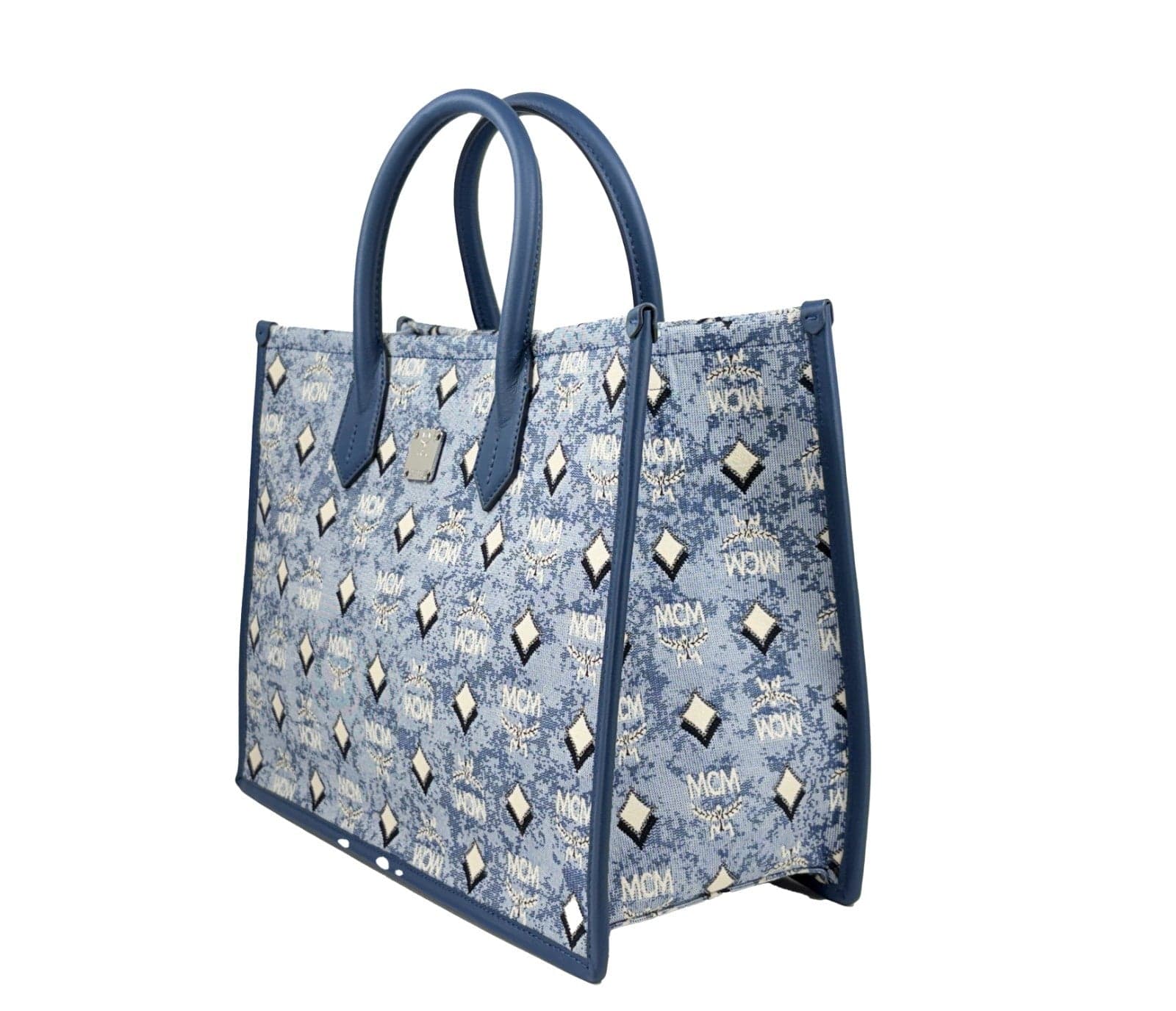 MCM Aren Munchen Denim Tote Bag - 2