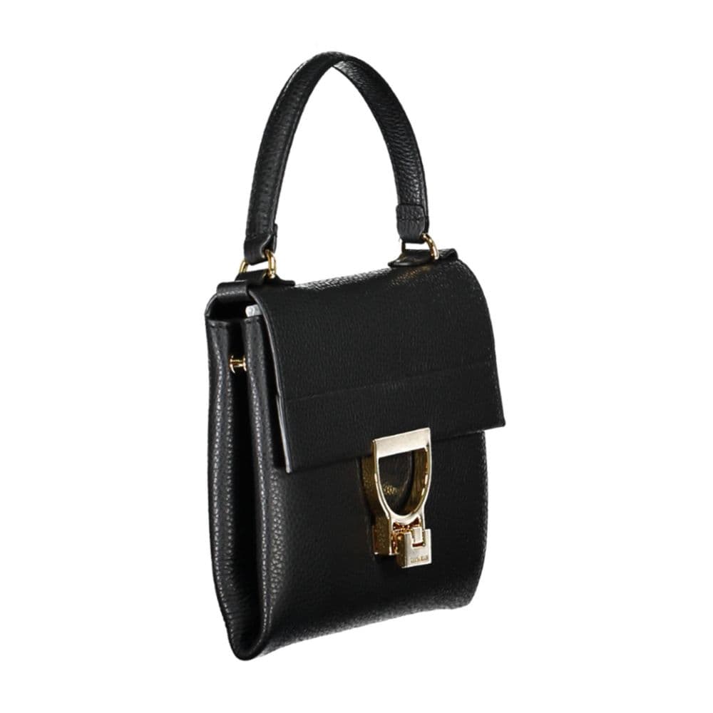 Black Leather Women Handbag - 3