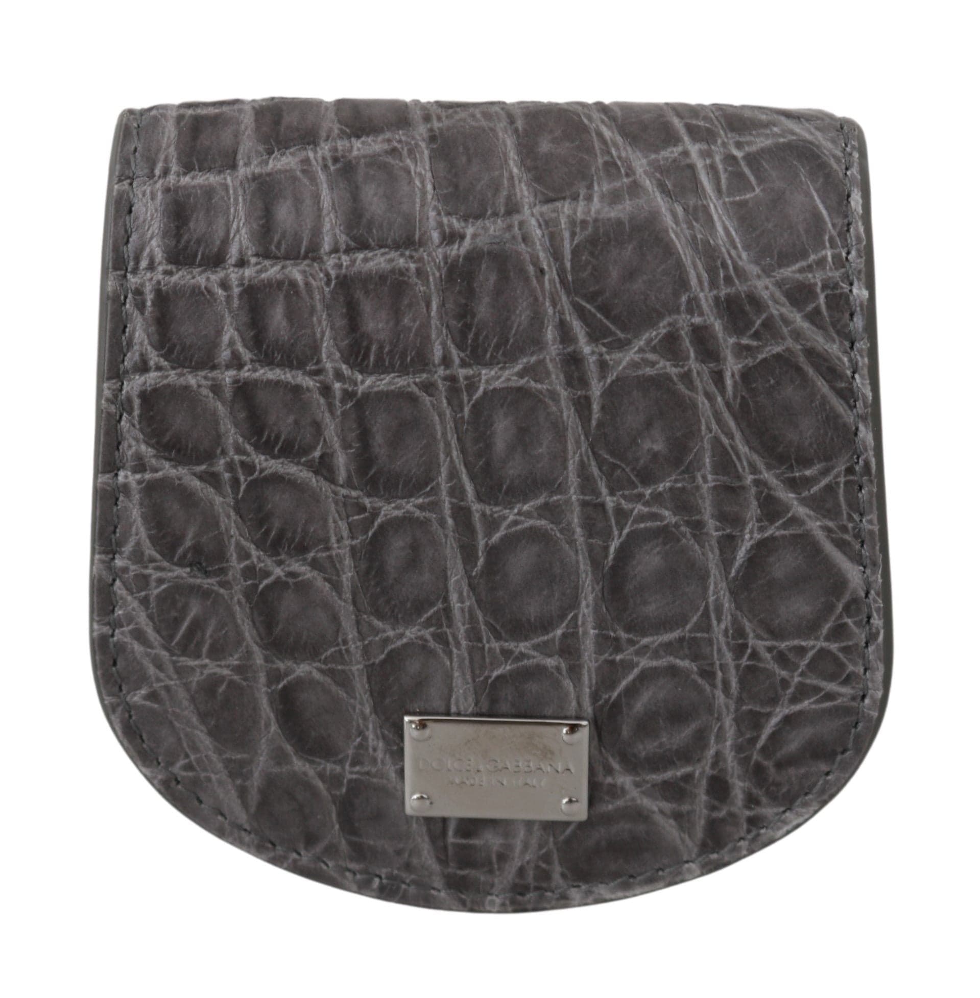 Gray Exotic Skin Condom Case Holder Pocket Wallet - 6