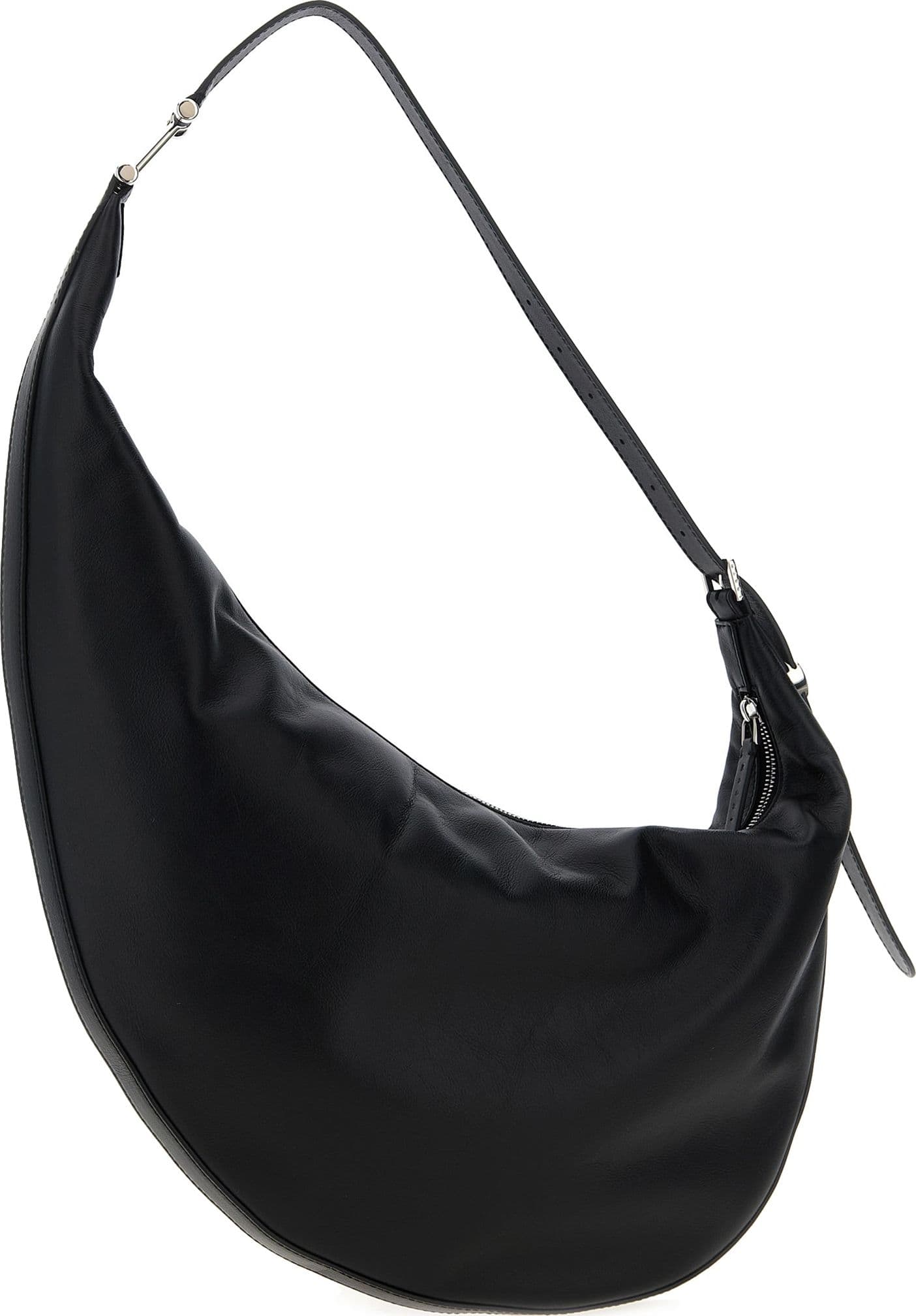 Black Calfskin Shoulder Bag - 2