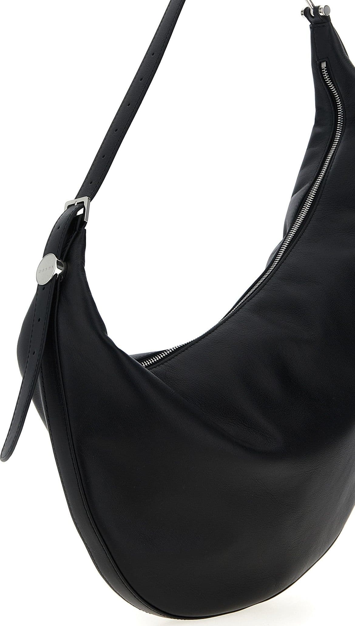 Black Calfskin Shoulder Bag - 3