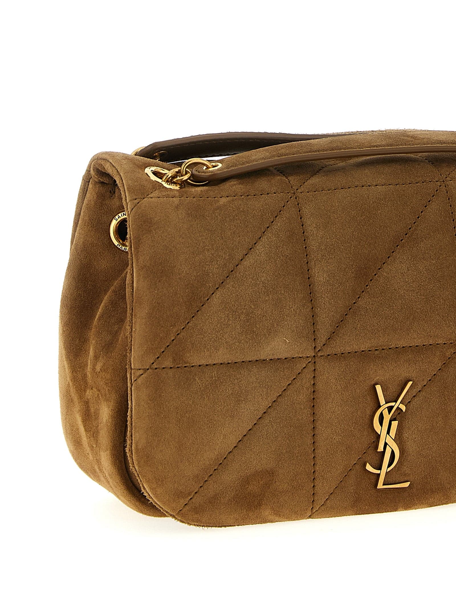Beige Calfskin Shoulder Bag - 3