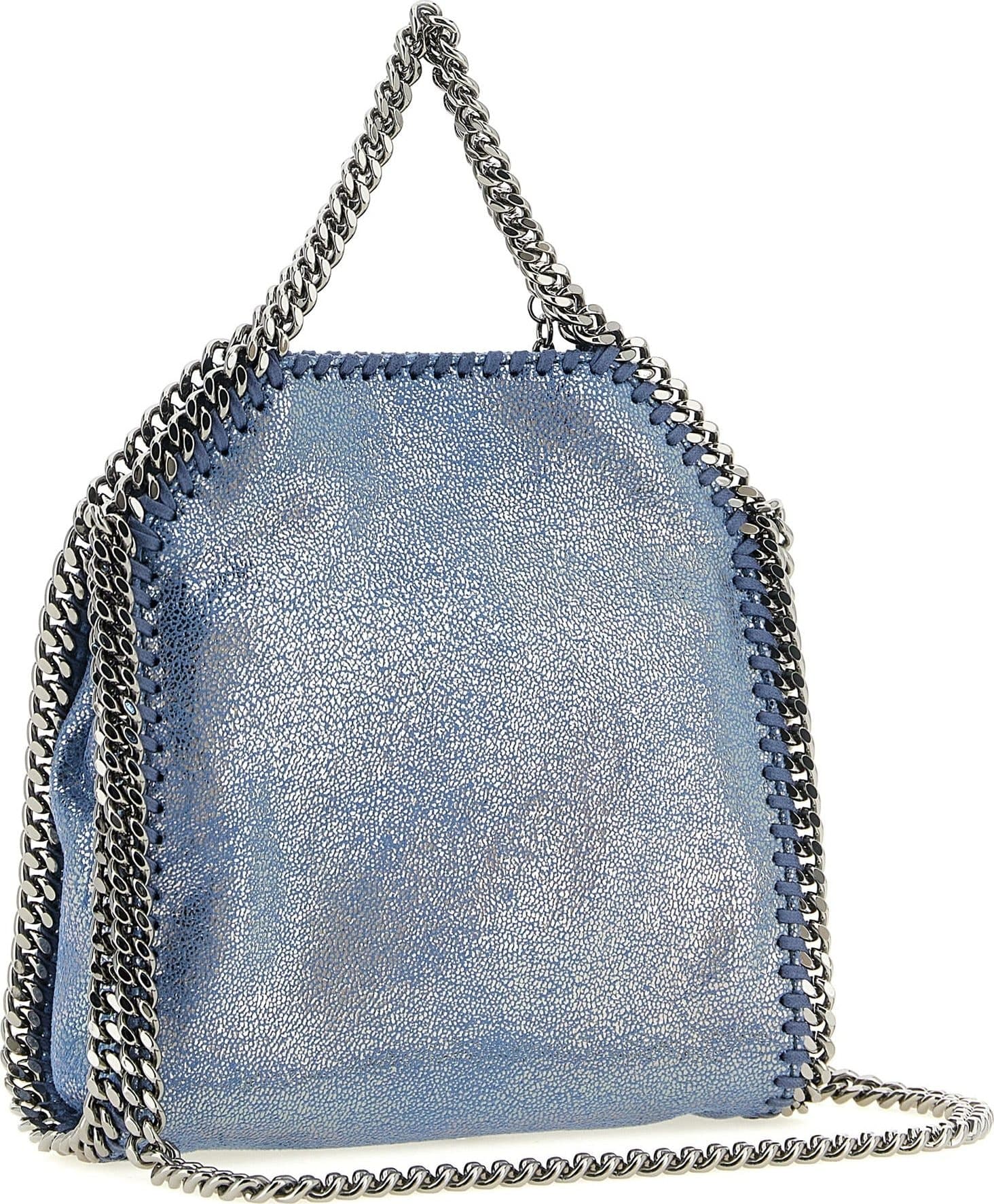 Blue Polyester Handbag - 2