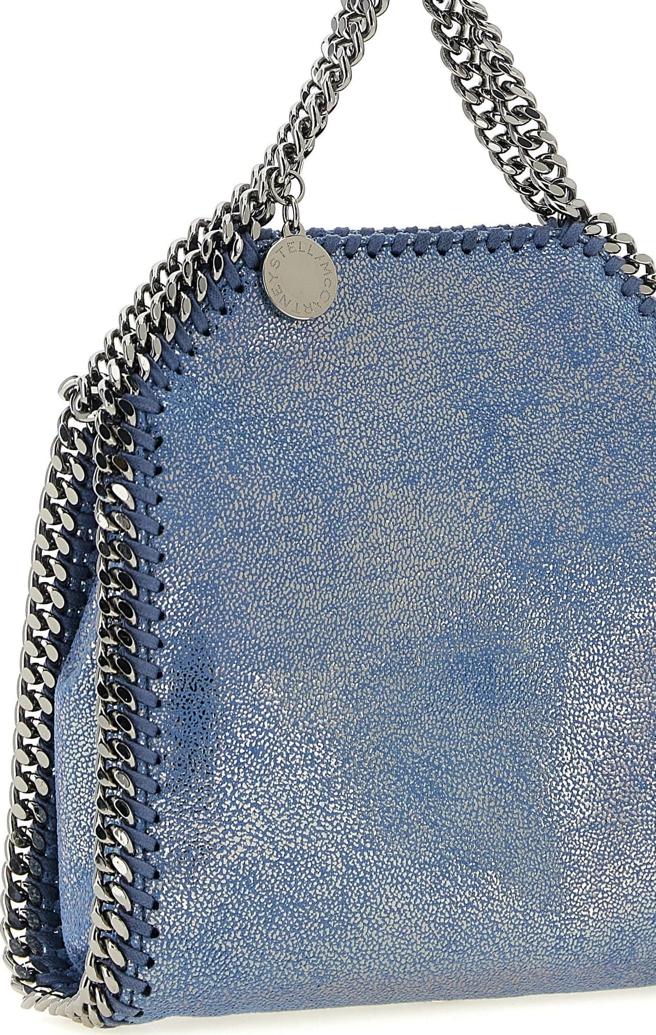 Blue Polyester Handbag - 3