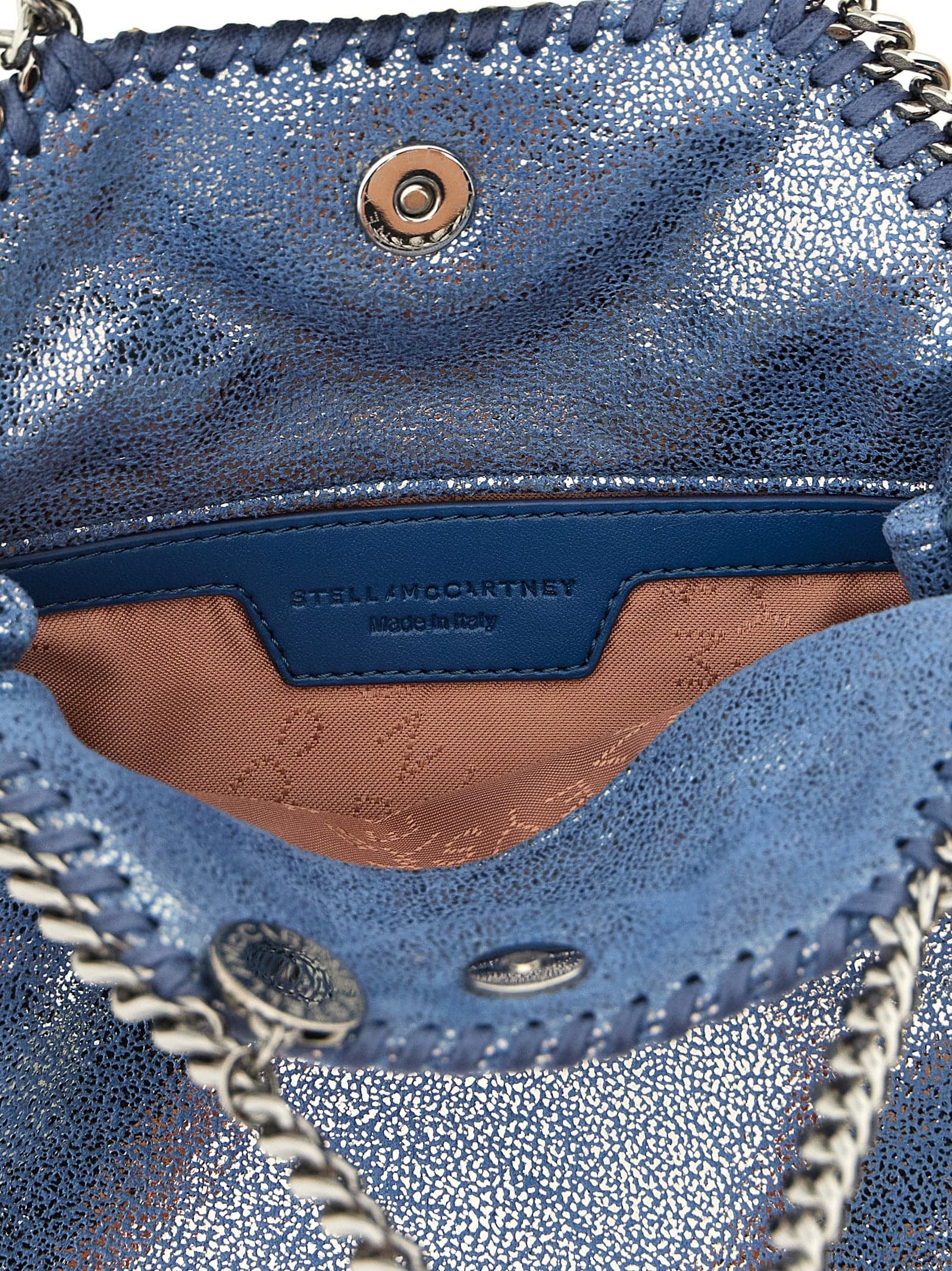 Blue Polyester Handbag - 4