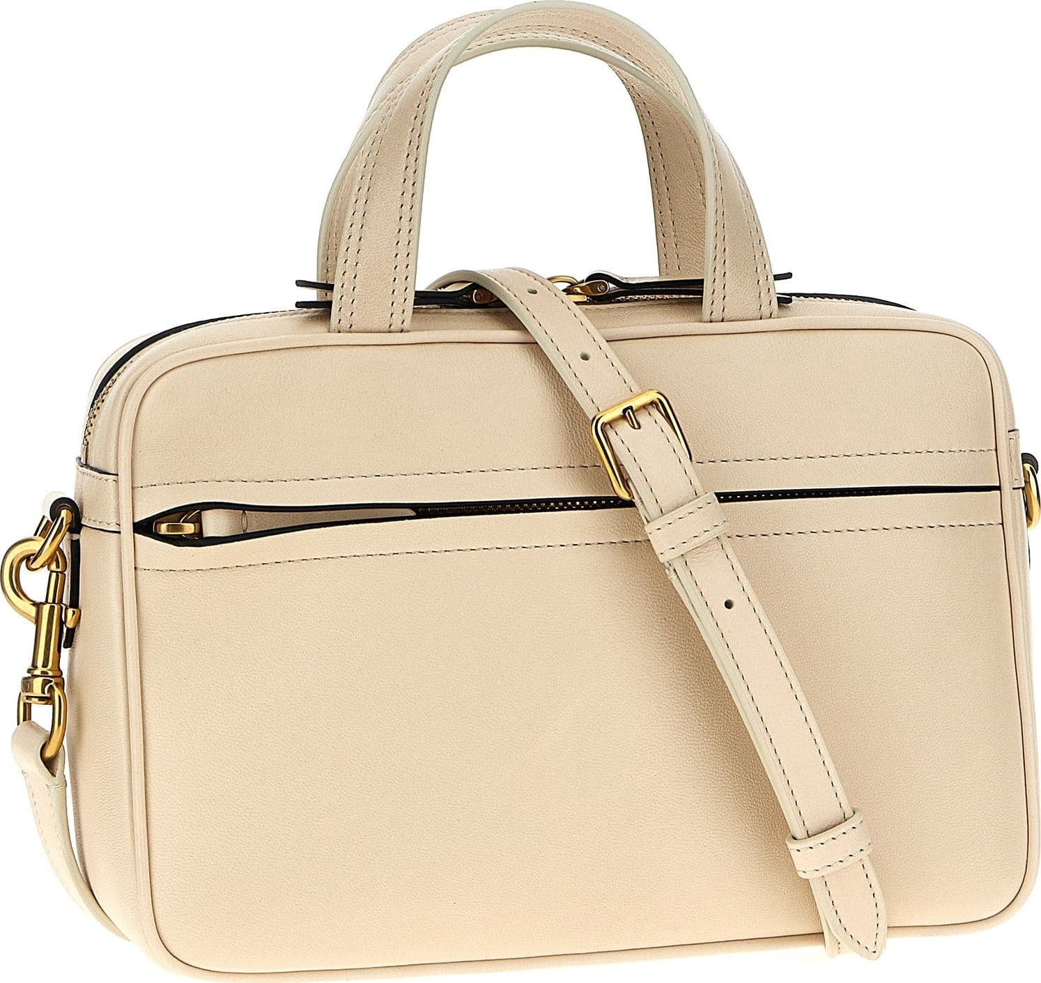 Bicolor Lamb Leather Handbag - 2