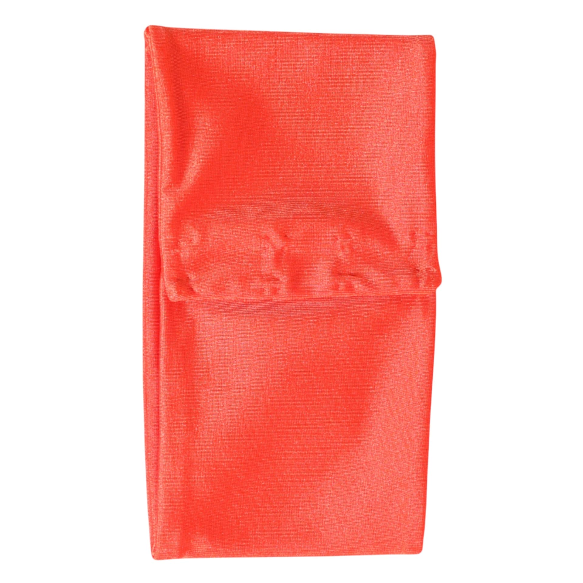 Orange Nylon Stretch Women Neck Warmer Scarf - 5