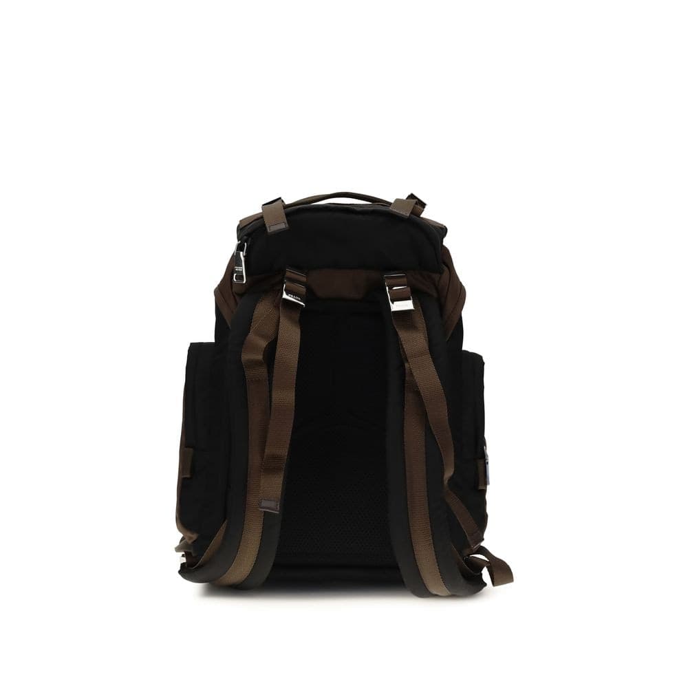 Brown Recycled Polyamide Backpack - 2