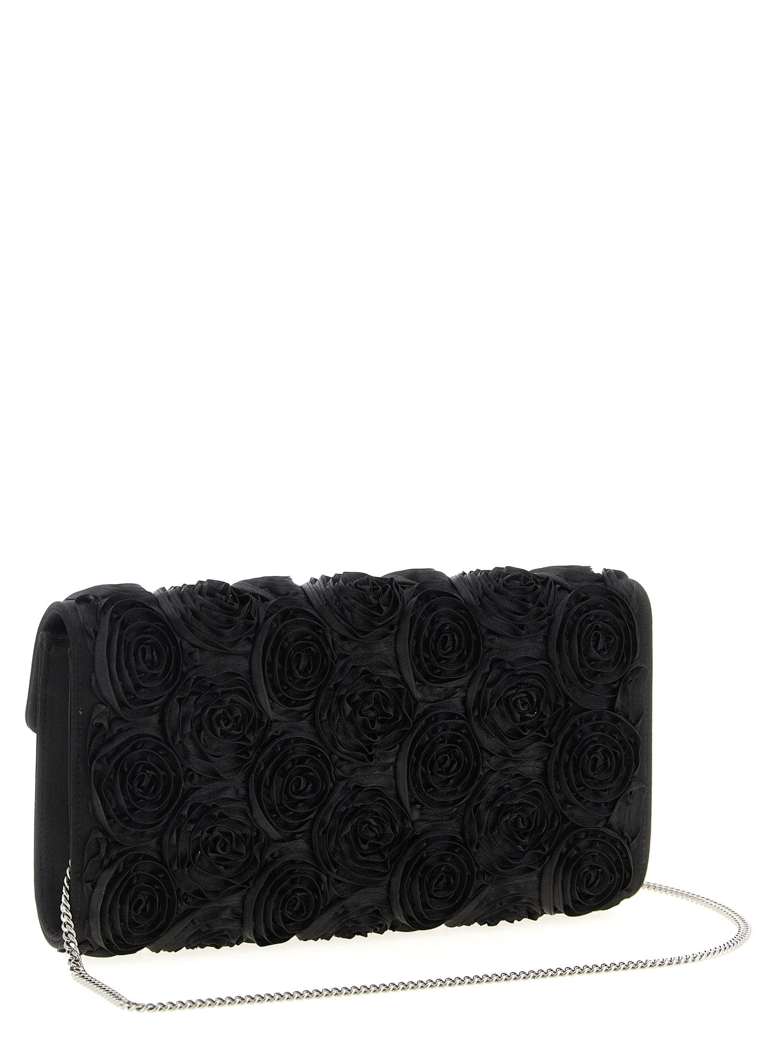 Black Viscose Clutch Bag - 2