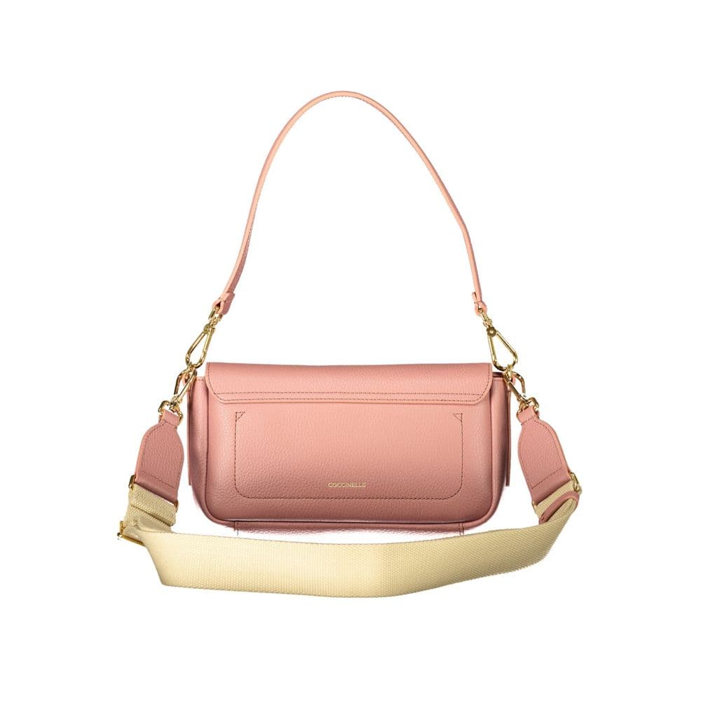 Pink Leather Handbag - 2