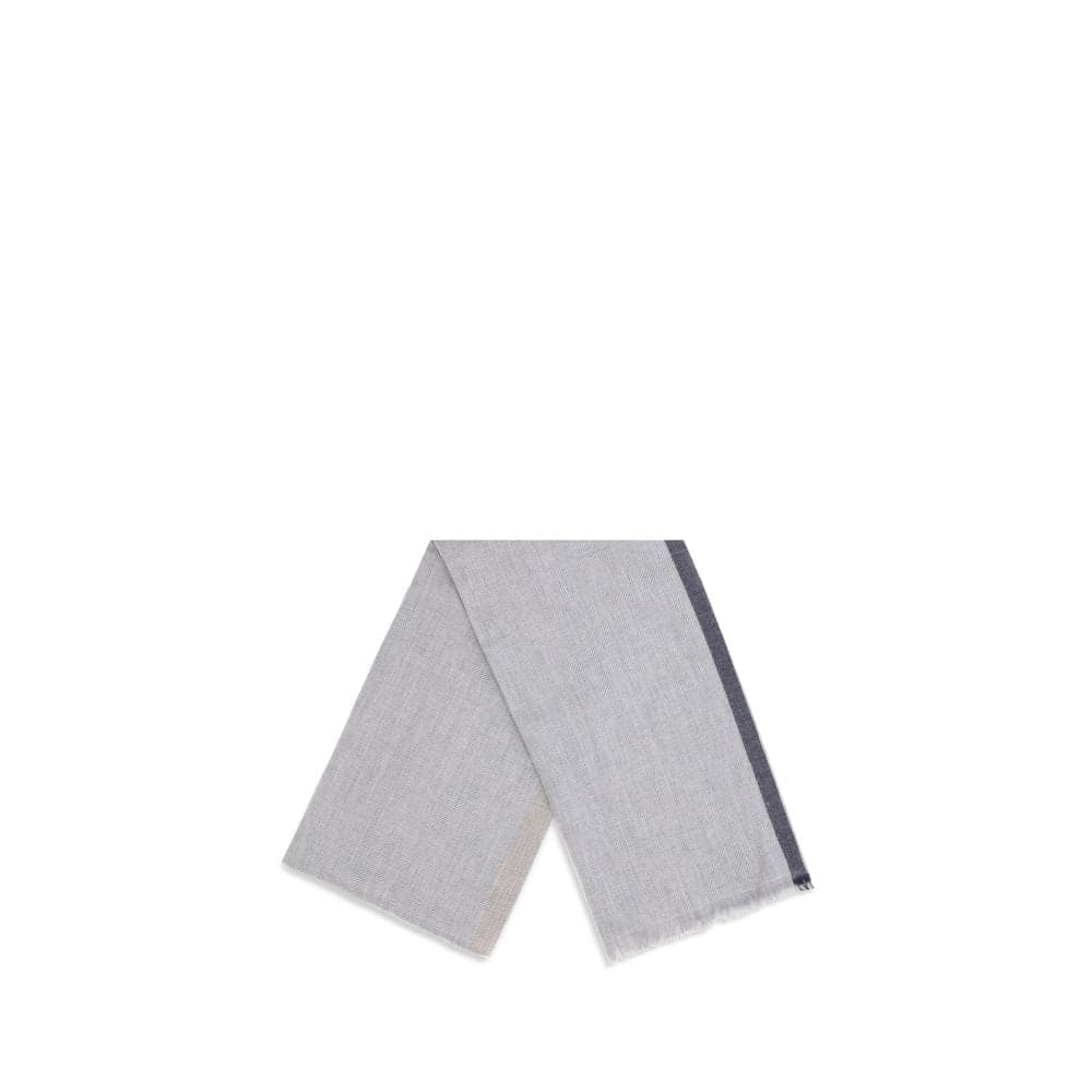 Gray Cashmere Scarf - 2