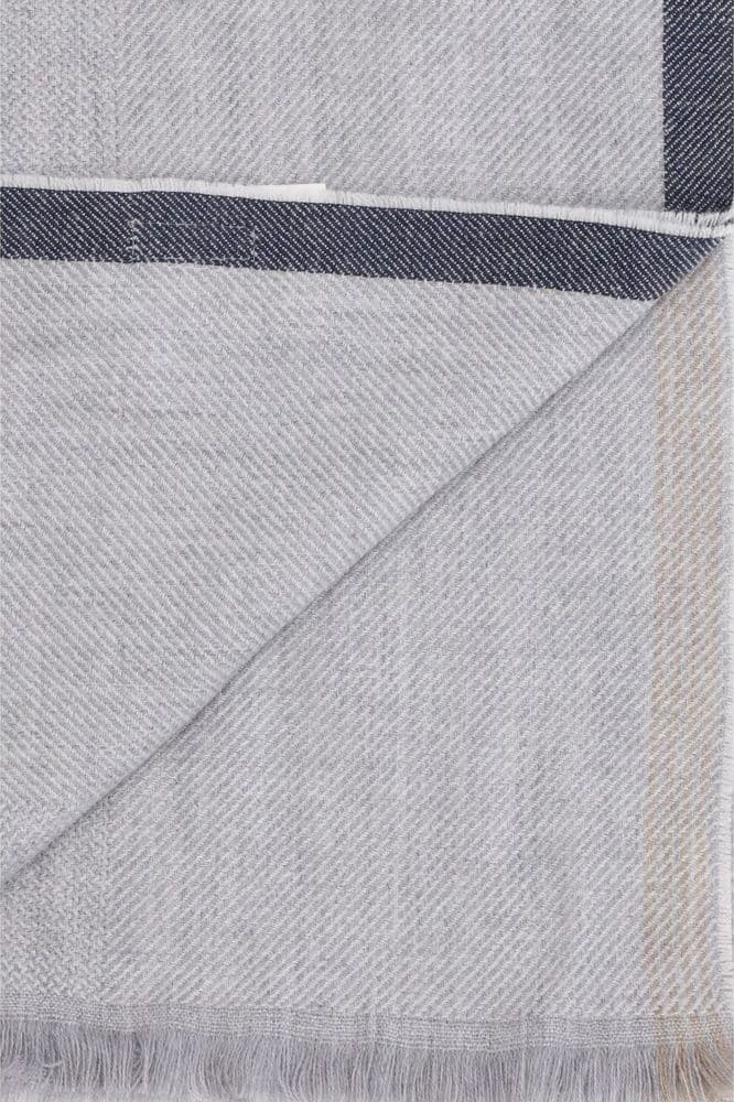 Gray Cashmere Scarf - 3