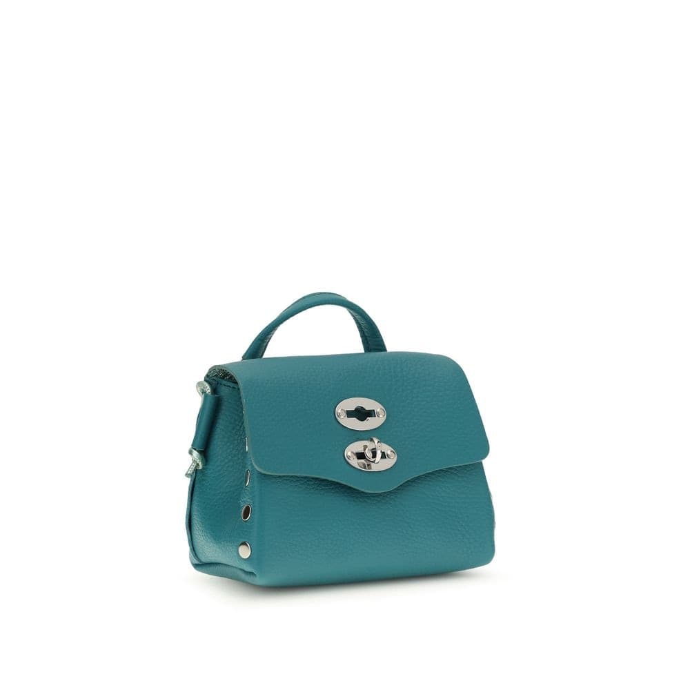Bicolor Calf Leather Bos Taurus Shoulder Bag - 2