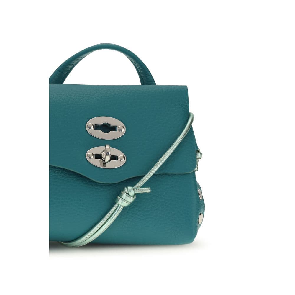 Bicolor Calf Leather Bos Taurus Shoulder Bag - 4