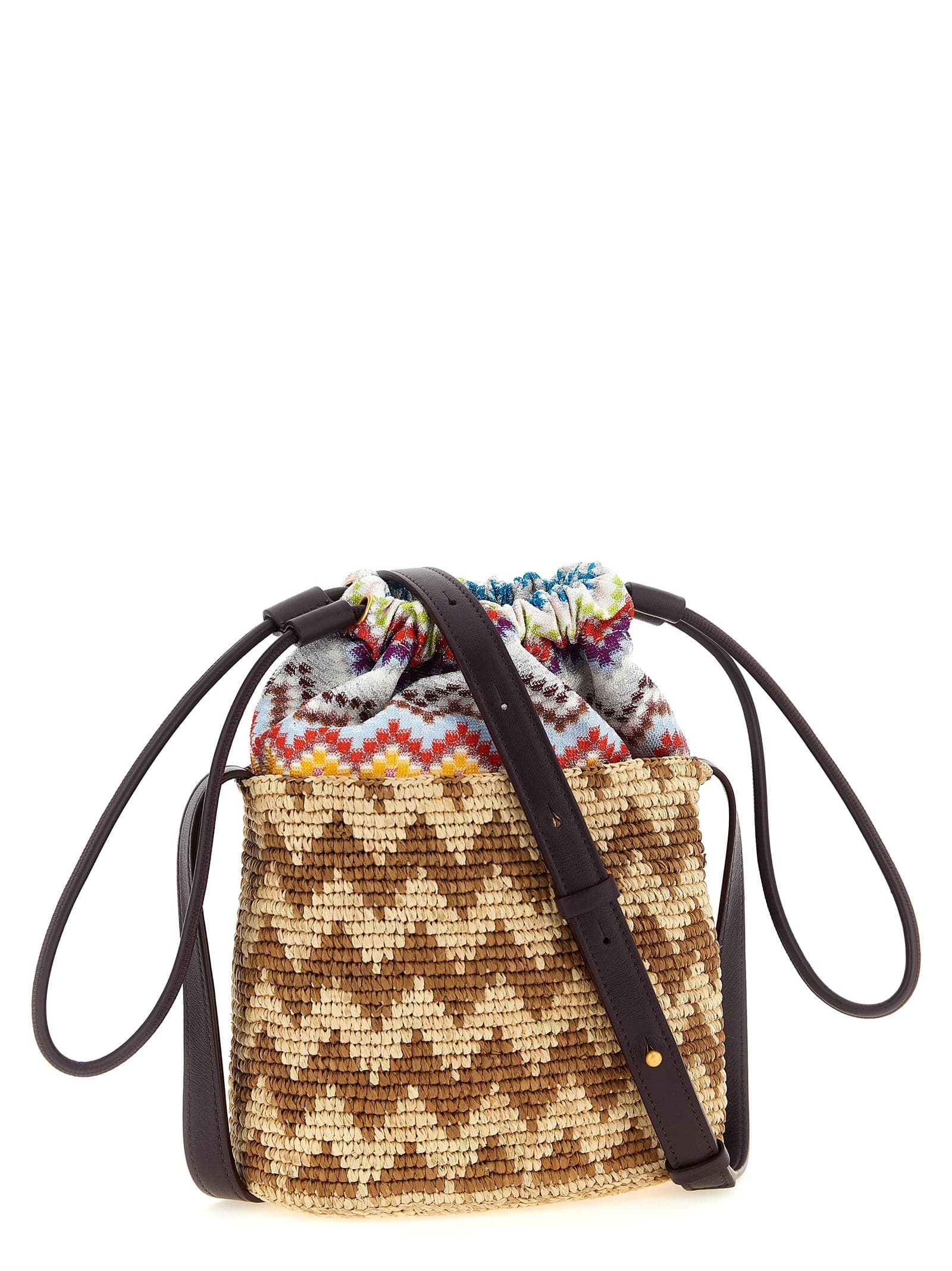 Multicolor Cotton Crossbody Bag - 2
