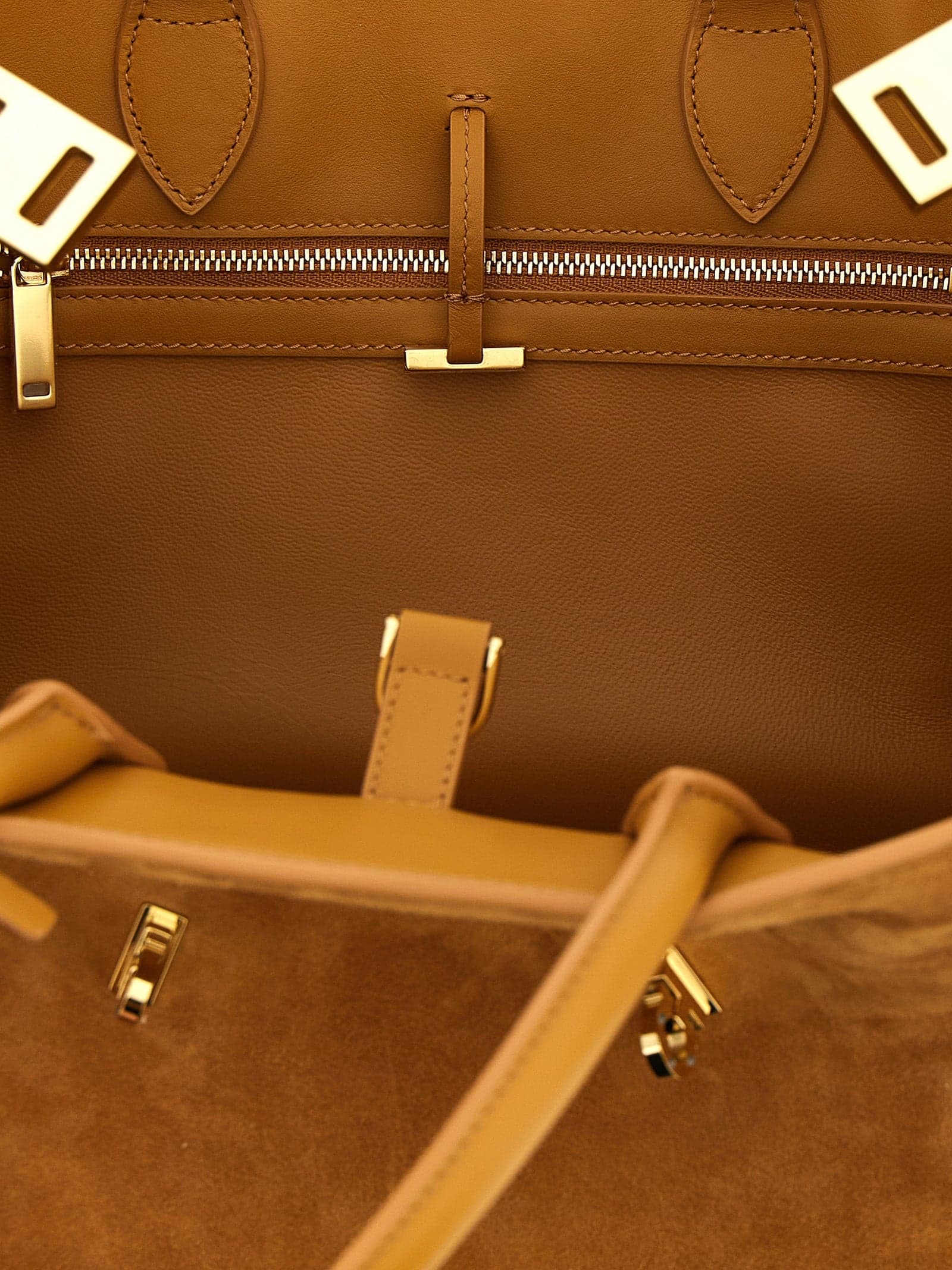 Beige Goatskin Handbag - 4