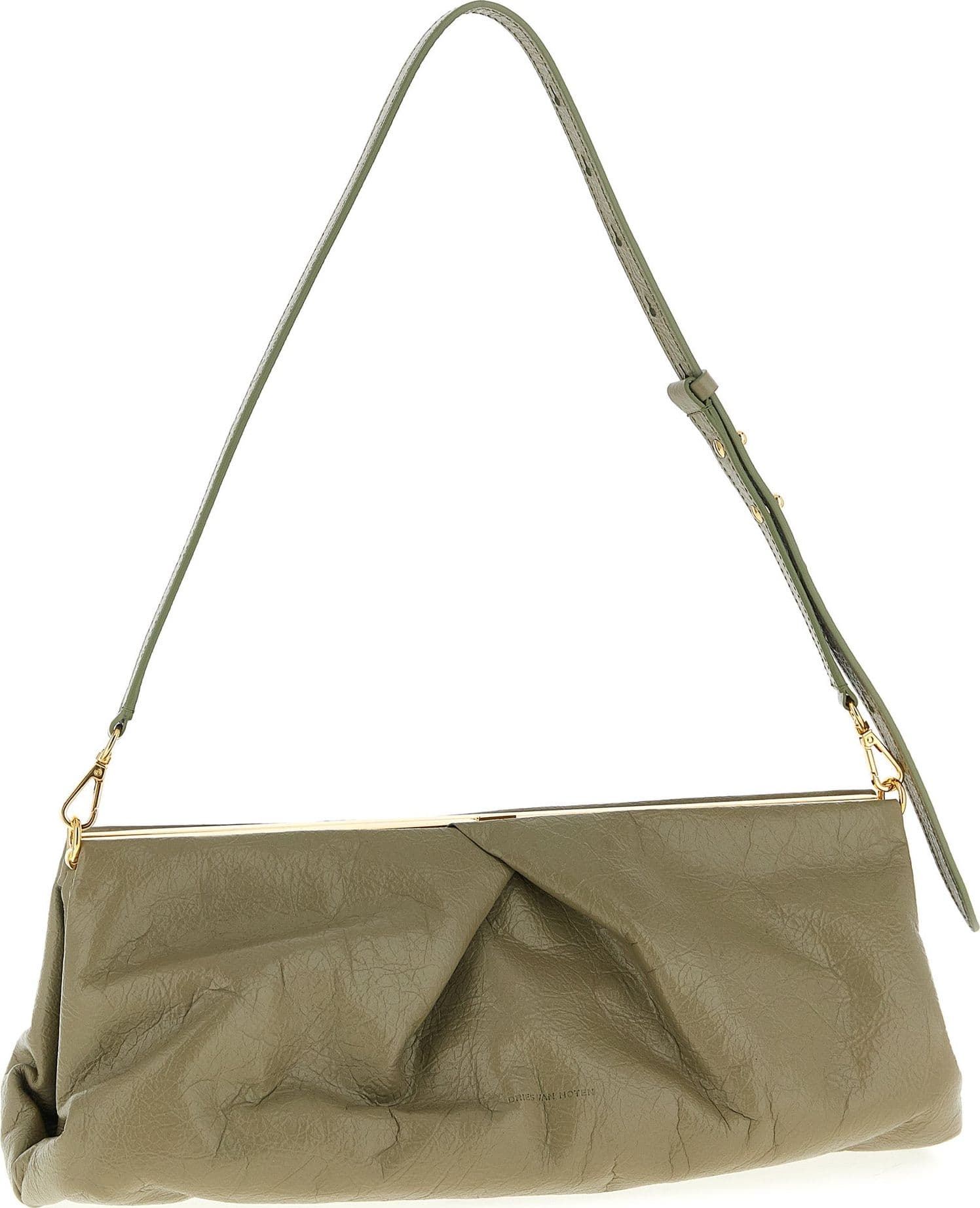 Bicolor Calfskin Clutch Bag - 2
