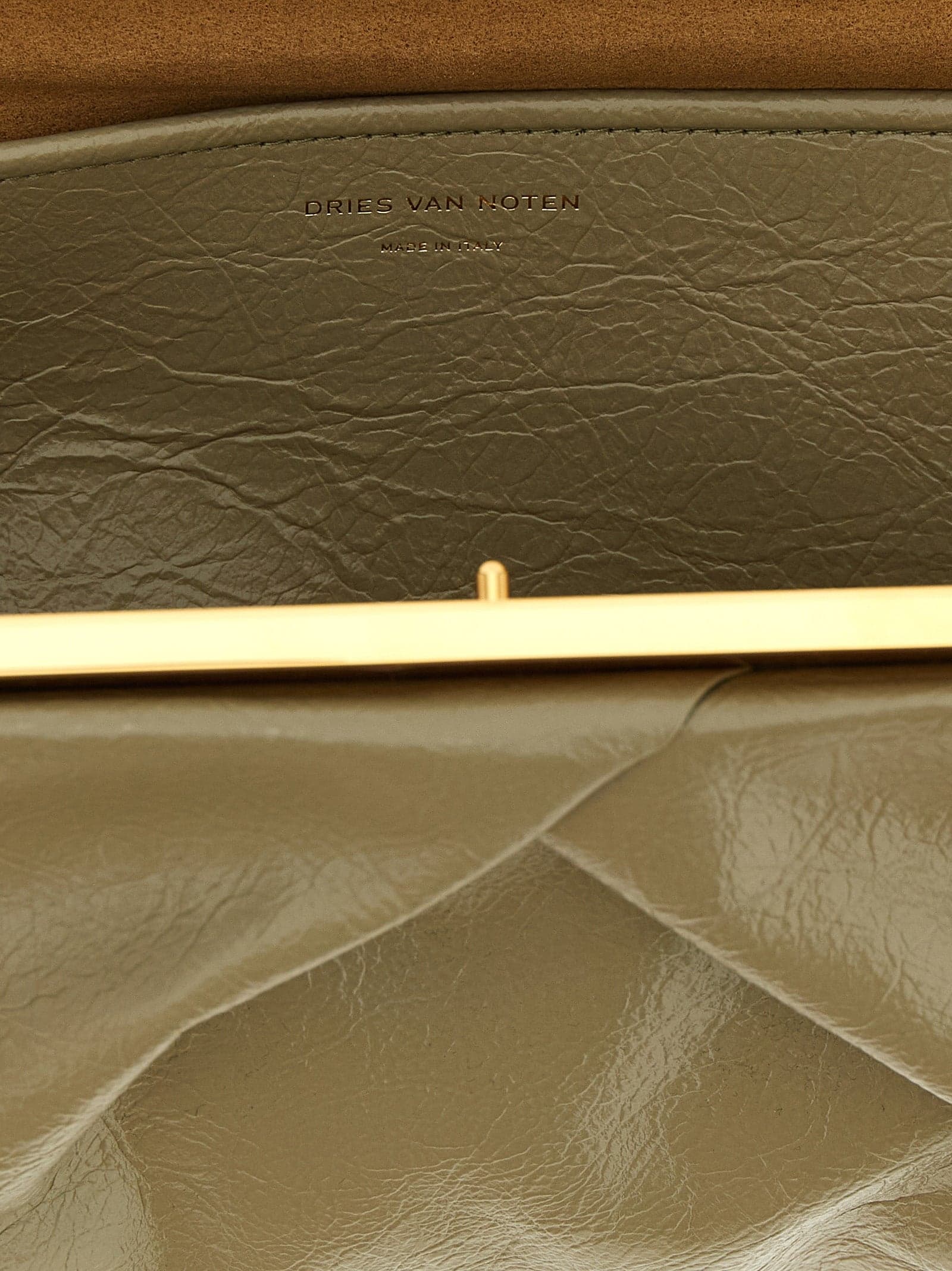 Bicolor Calfskin Clutch Bag - 4